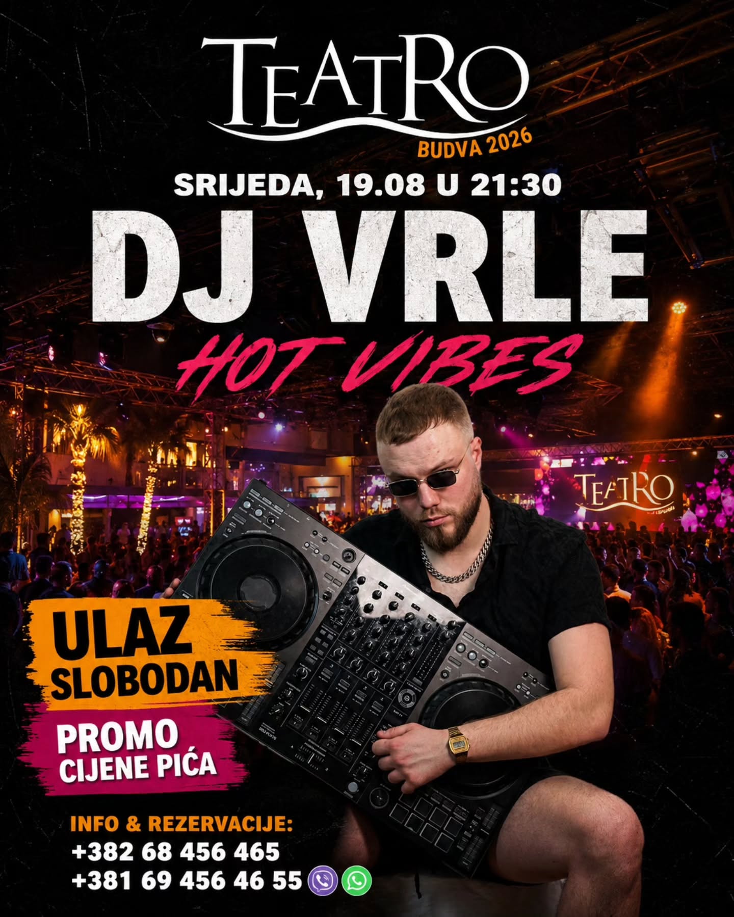 DJ VRLE, Teatro Budva