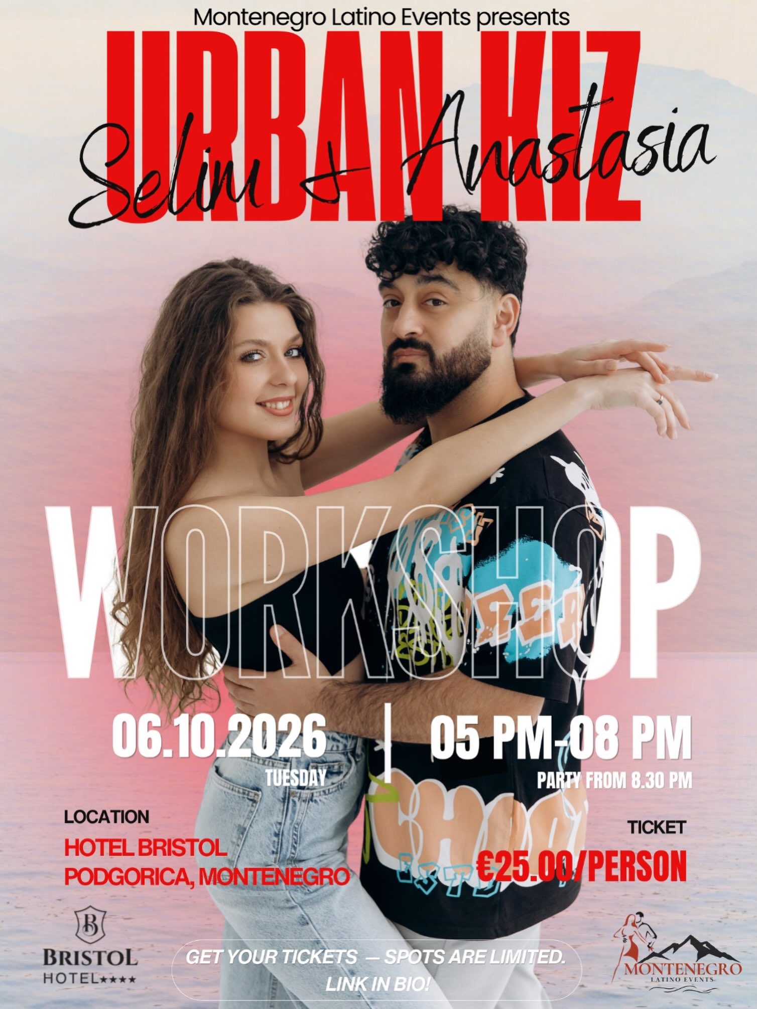 Urban Kiz Workshop with Selim & Anastasia, Hotel Bristol