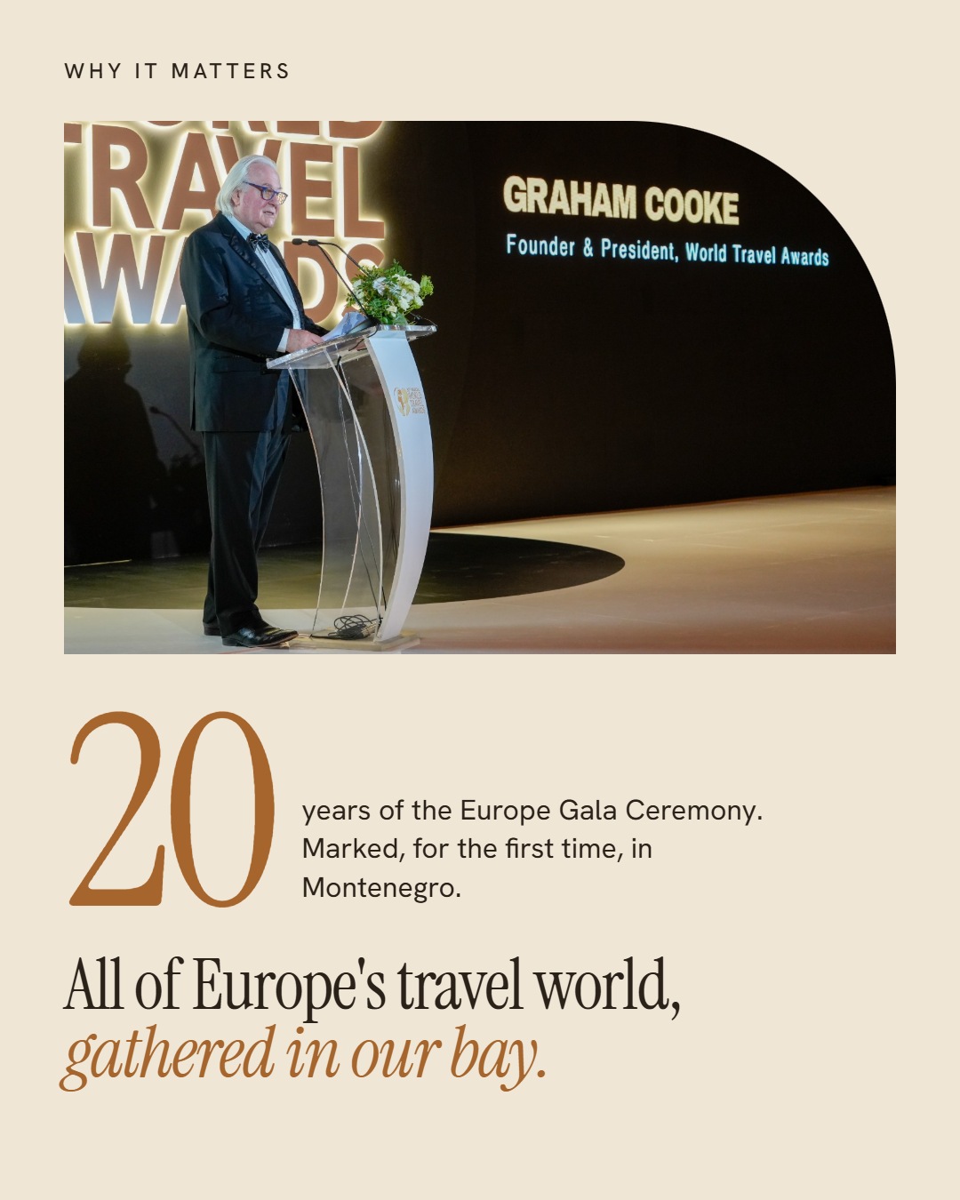 World Travel Awards Europe Gala Ceremony 2026, Hyatt Regency Kotor Bay Resort