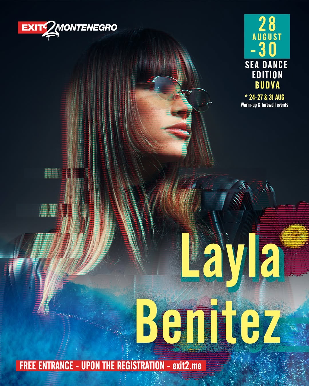 Layla Benitez at Sea Dance Edition, Bečići Beach