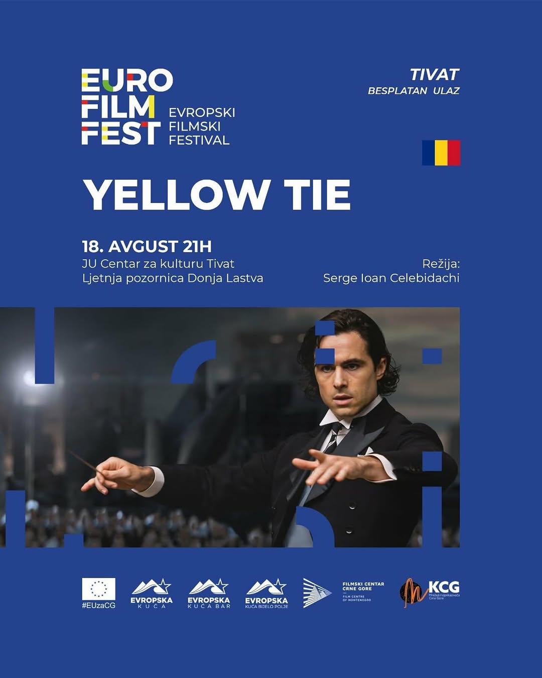Žuta kravata - Evropski filmski festival, Ljetnja pozornica Donja Lastva