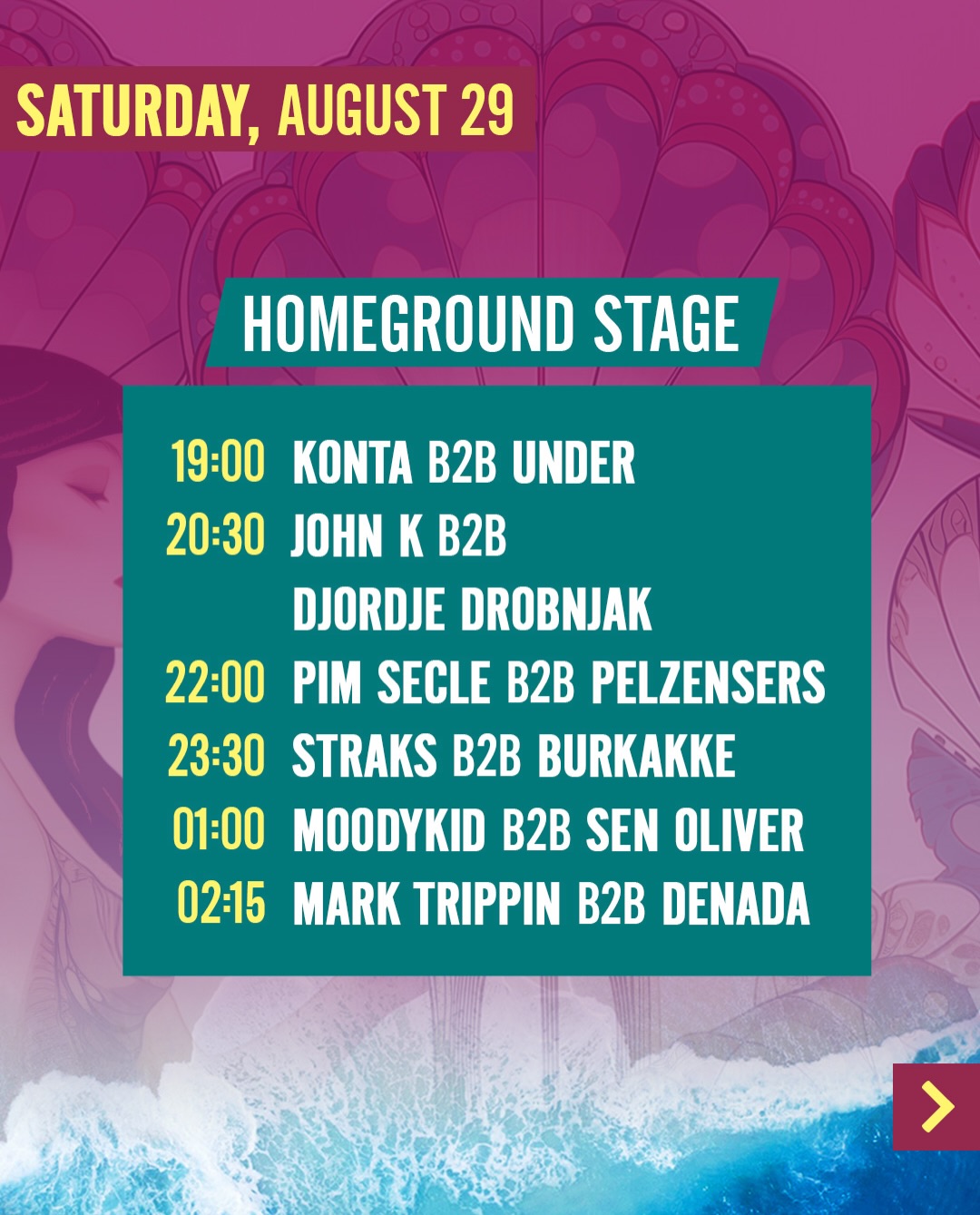 Homeground Stage Sea dance, Homeground Stage