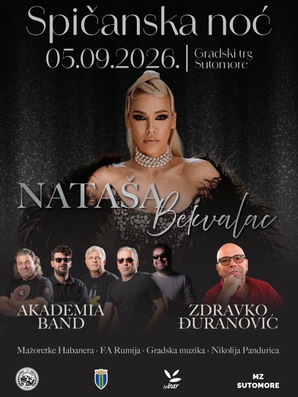 Spičanska noć, Gradski trg Sutomore