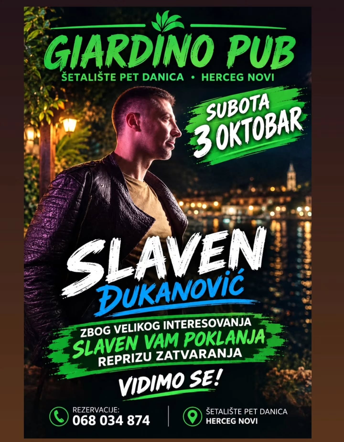 Slaven Đukanović -- Live Music, Giardino Pub