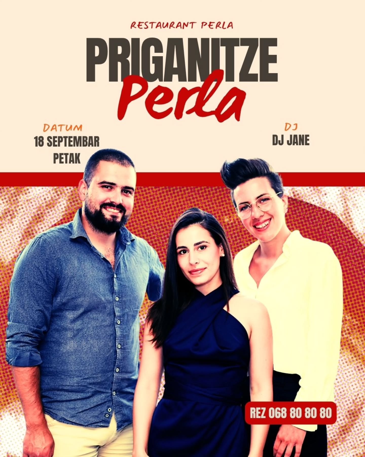 Priganitze u restoranu Perla, Restoran Perla