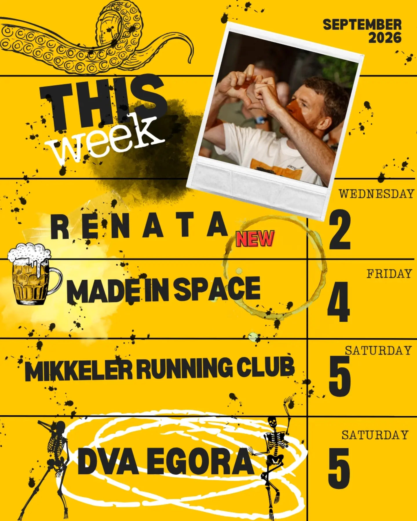 MIKKELER RUNNING CLUB, Drunk Octopus Bar