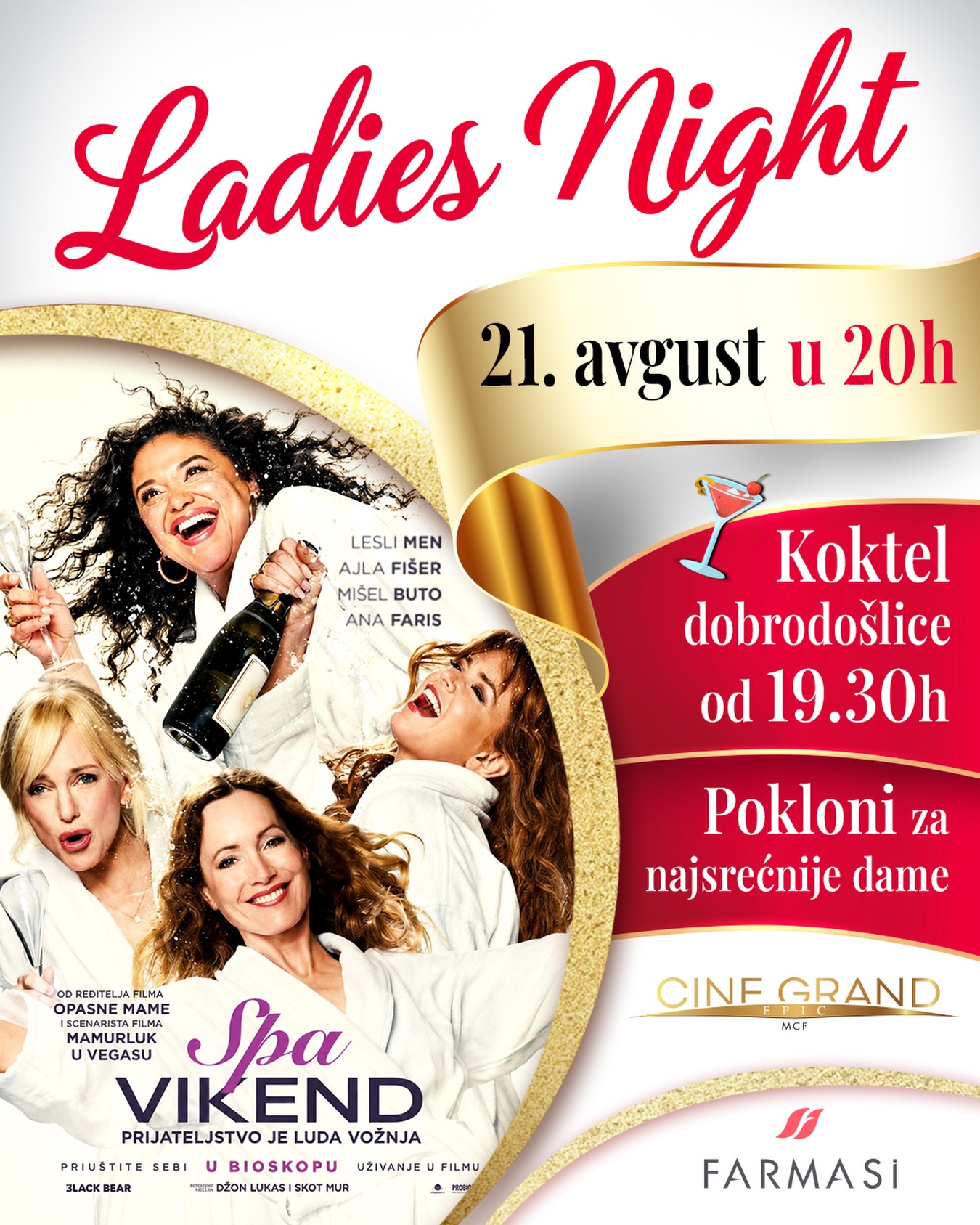 Ladies Night: Spa Vikend, CineGrand Epic
