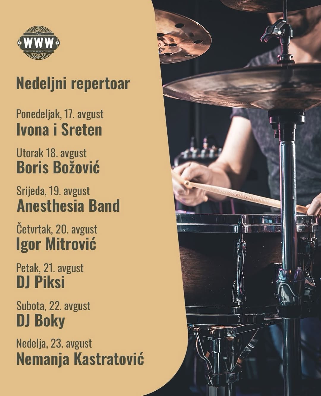 Igor Mitrovit, Pub WWW, Bokeška 4