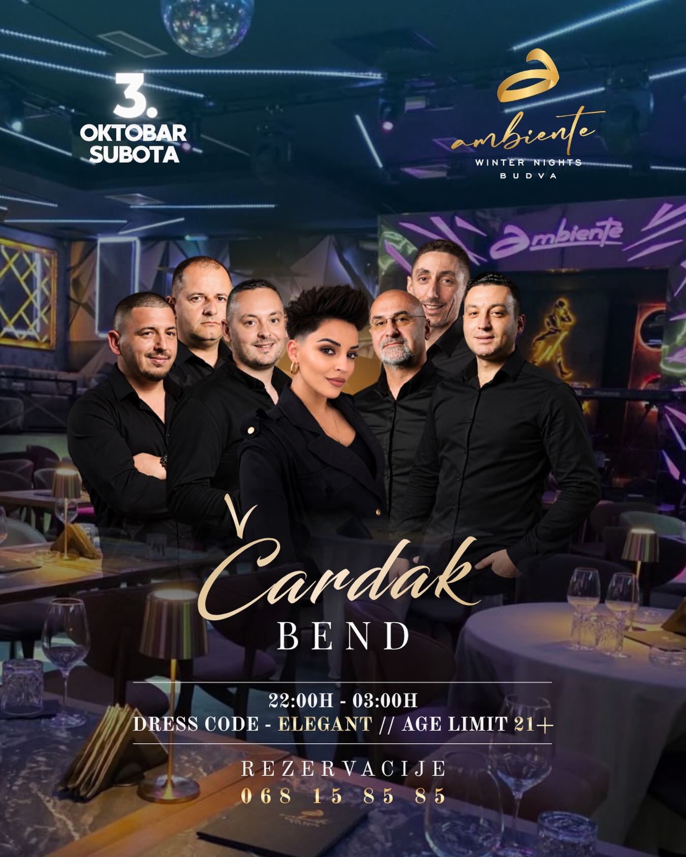 Ambiente Winter Nights -- Čardak bend, Klub Ambiente