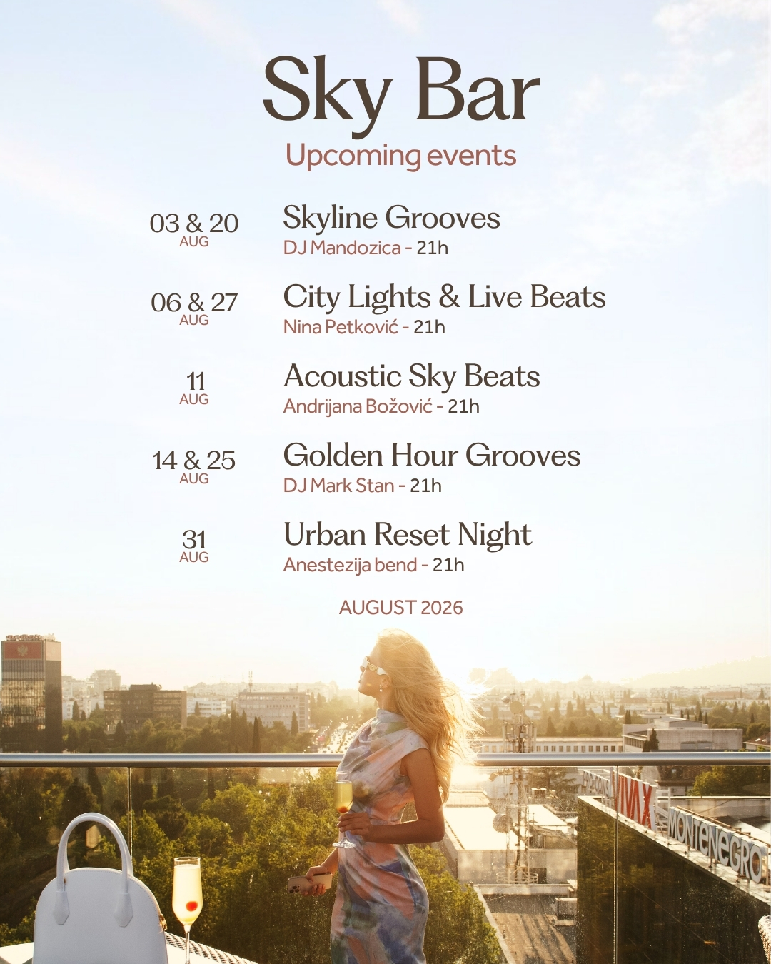 Urban Reset Night, Sky Bar