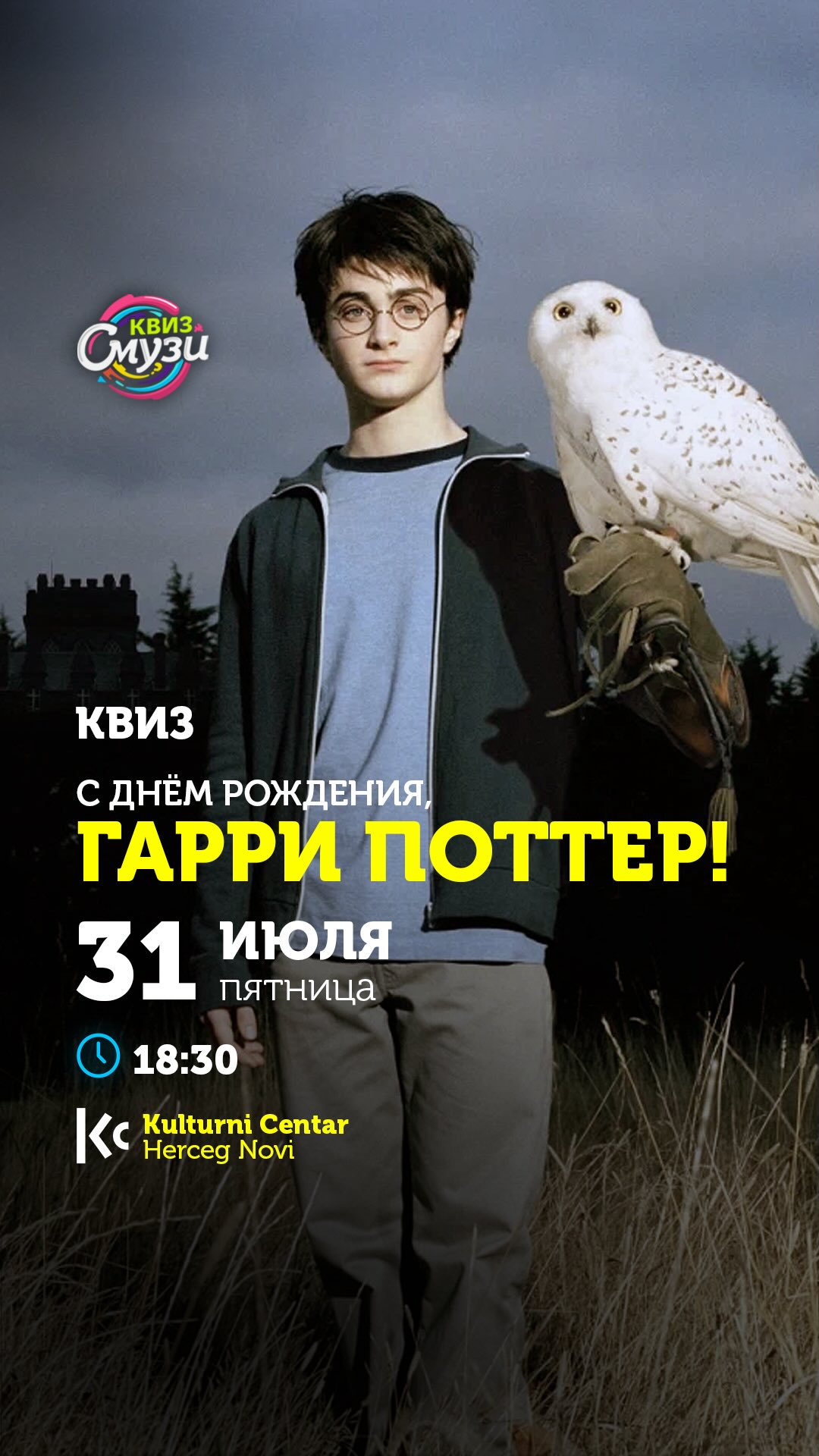 Квиз «С днём рождения, Гарри Поттер!»
