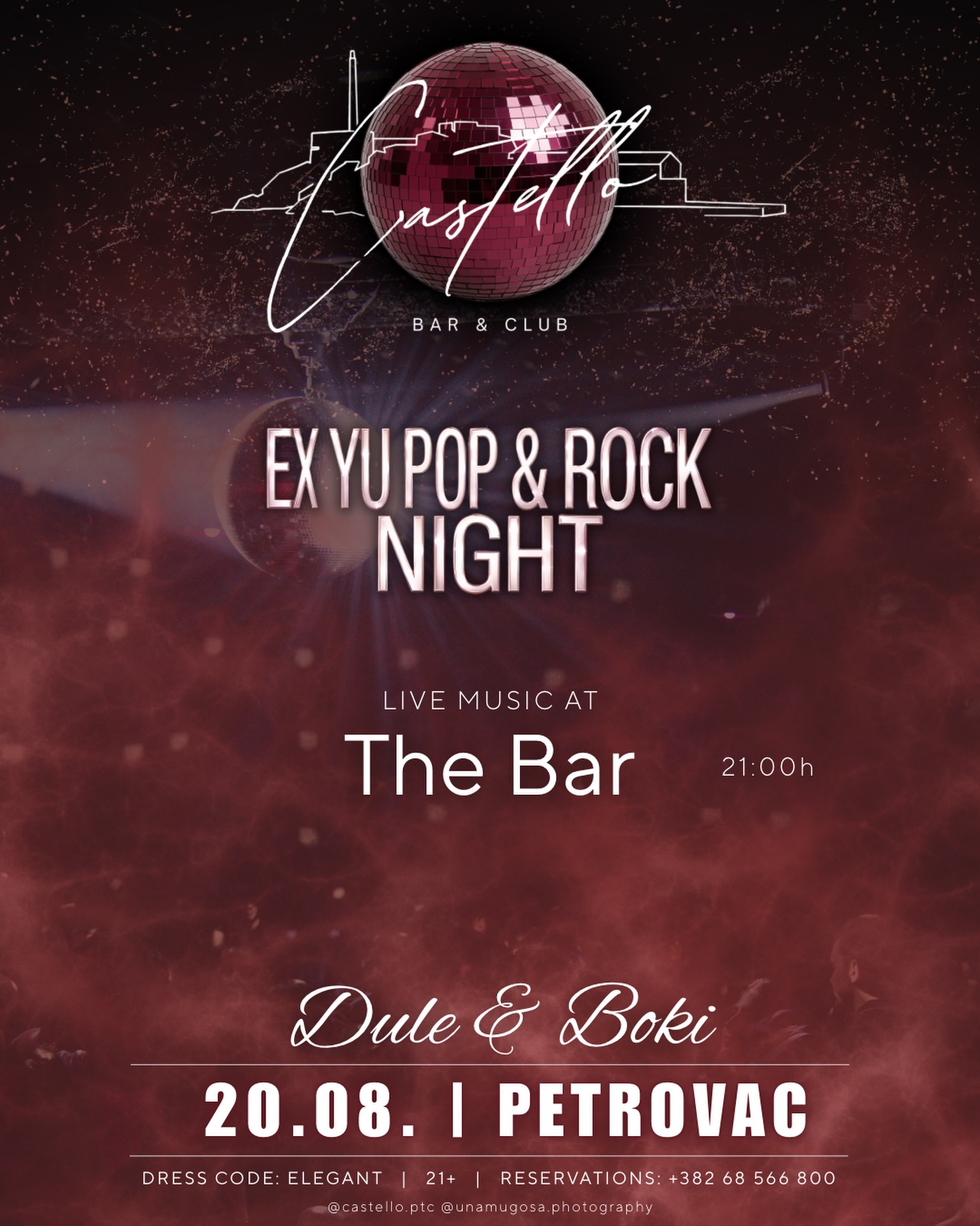 EX YU Pop & Rock Veče, Castello Disco Club