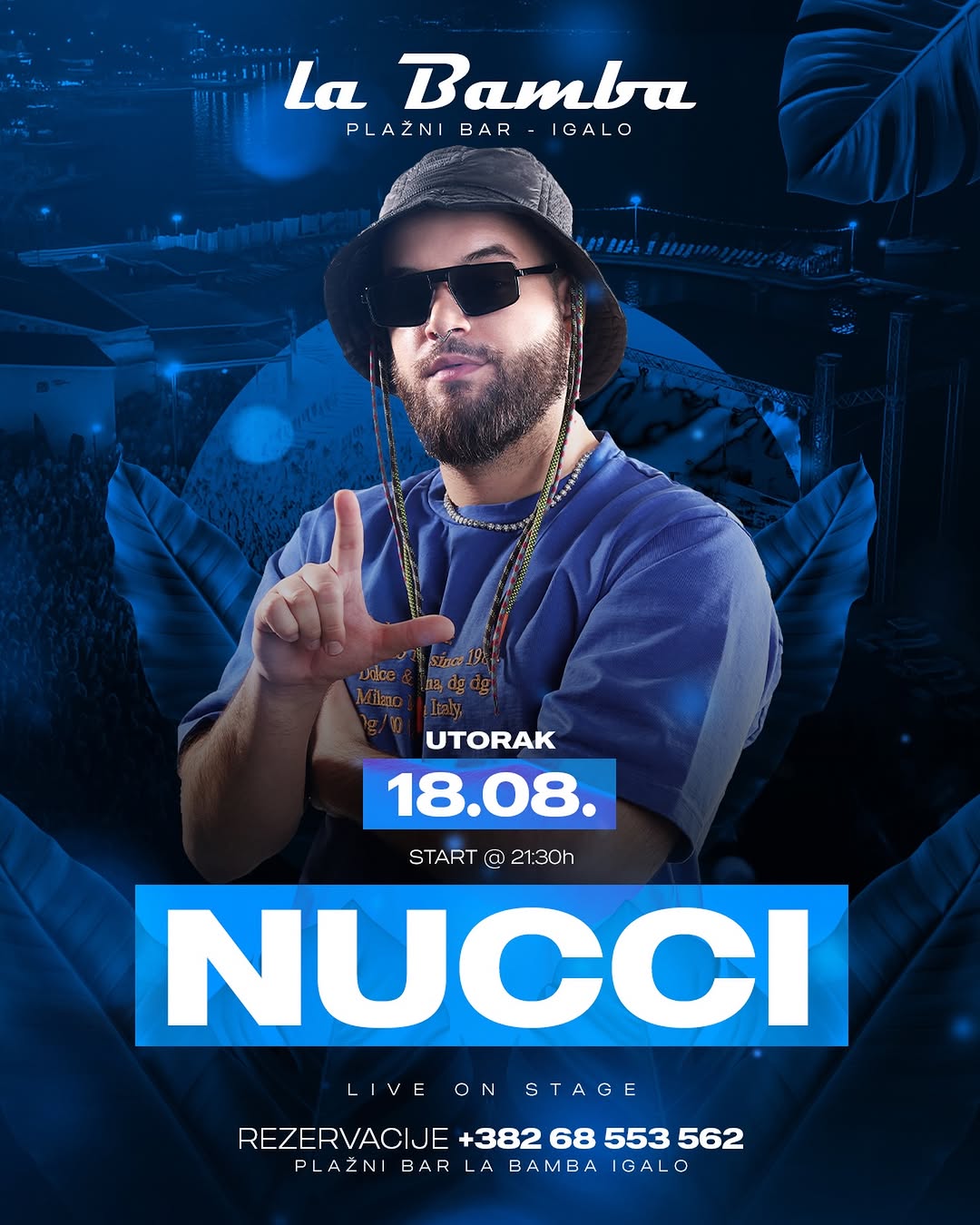 NUCCI Live on Stage, Plazni Bar La Bamba