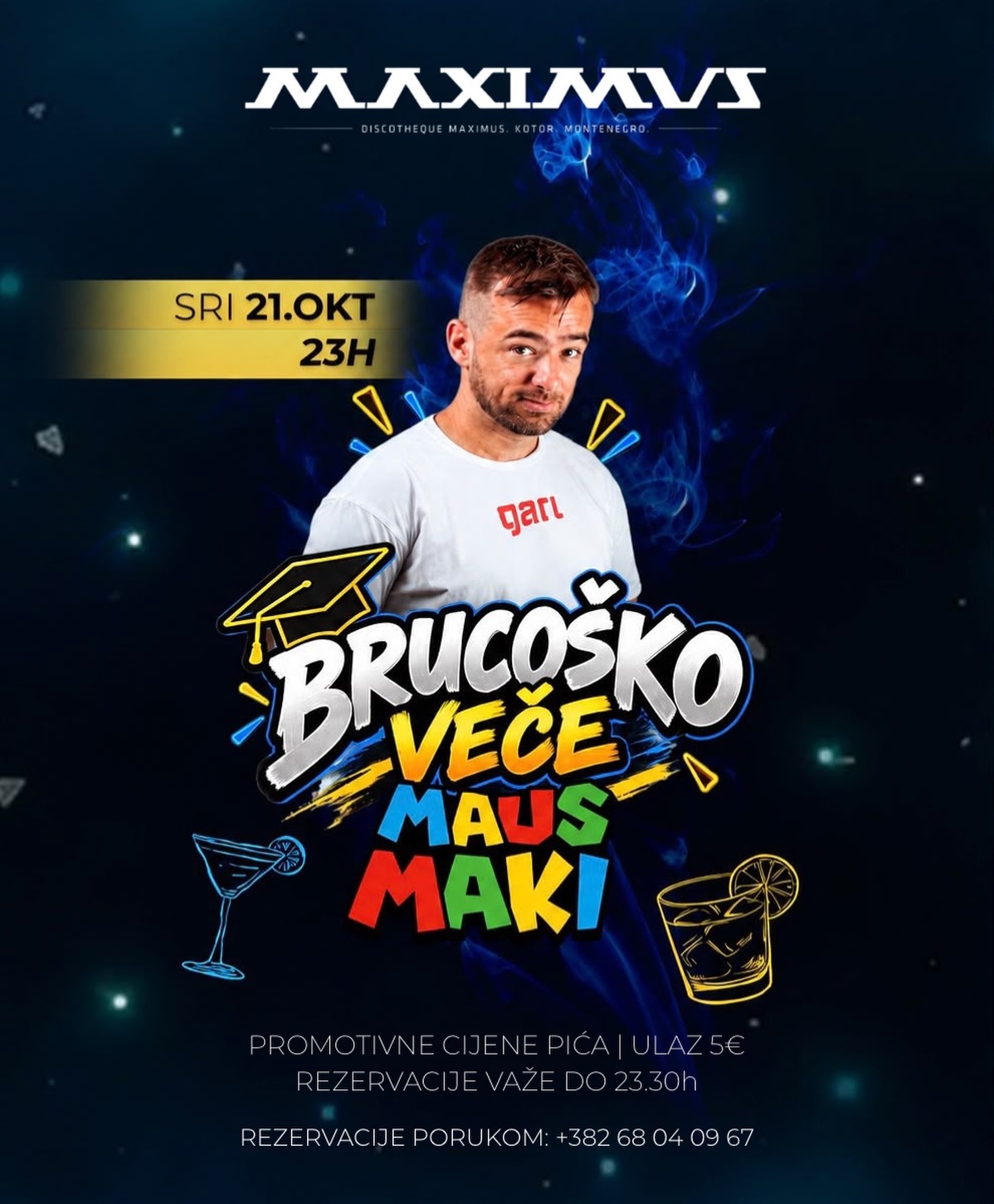 BRUCOŠKO VEČE 2026 -- MAXIMUS, Diskoteka MAXIMUS