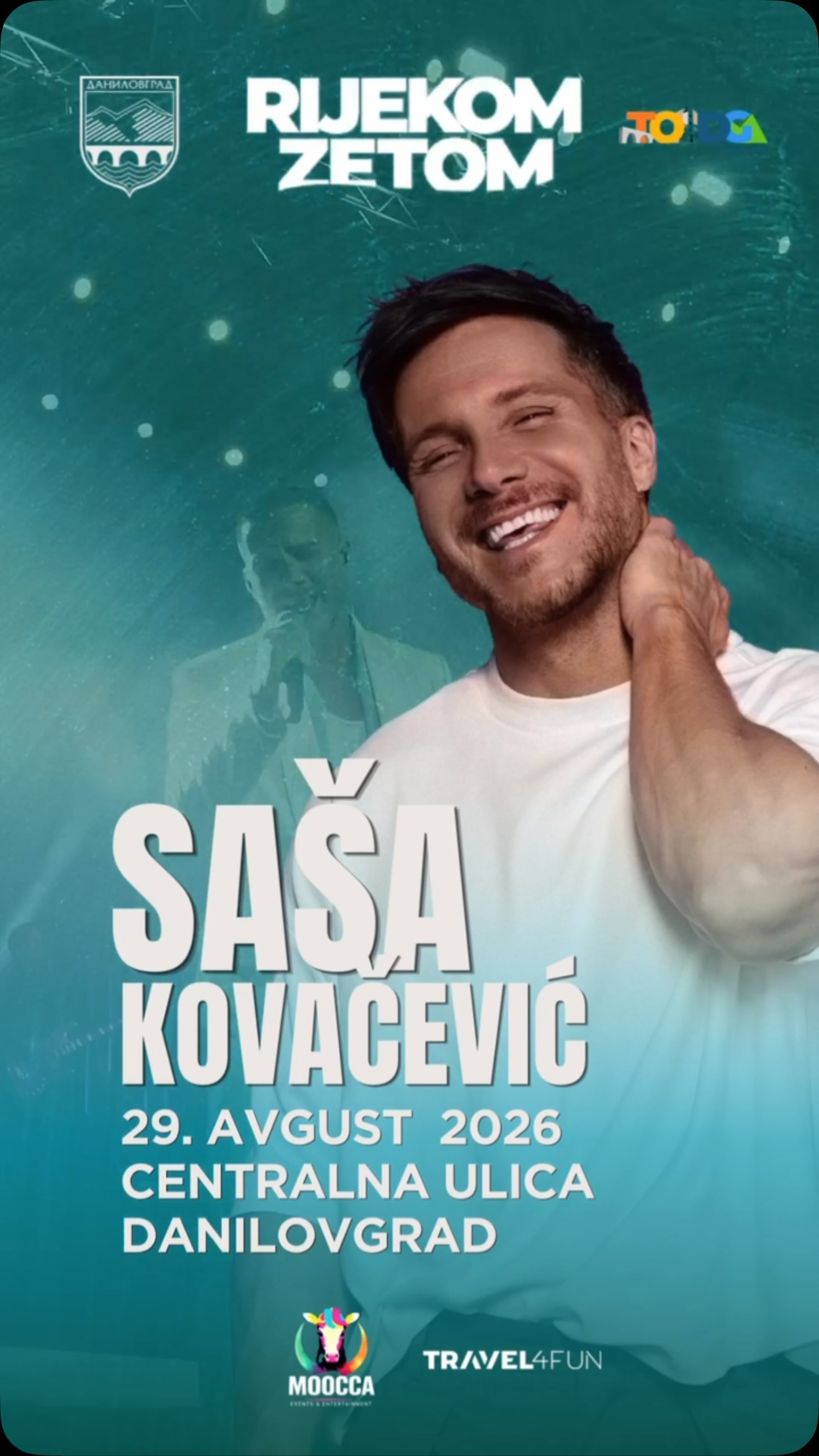 Koncert Saše Kovačevića - Rijekom Zetom, Centralna ulica