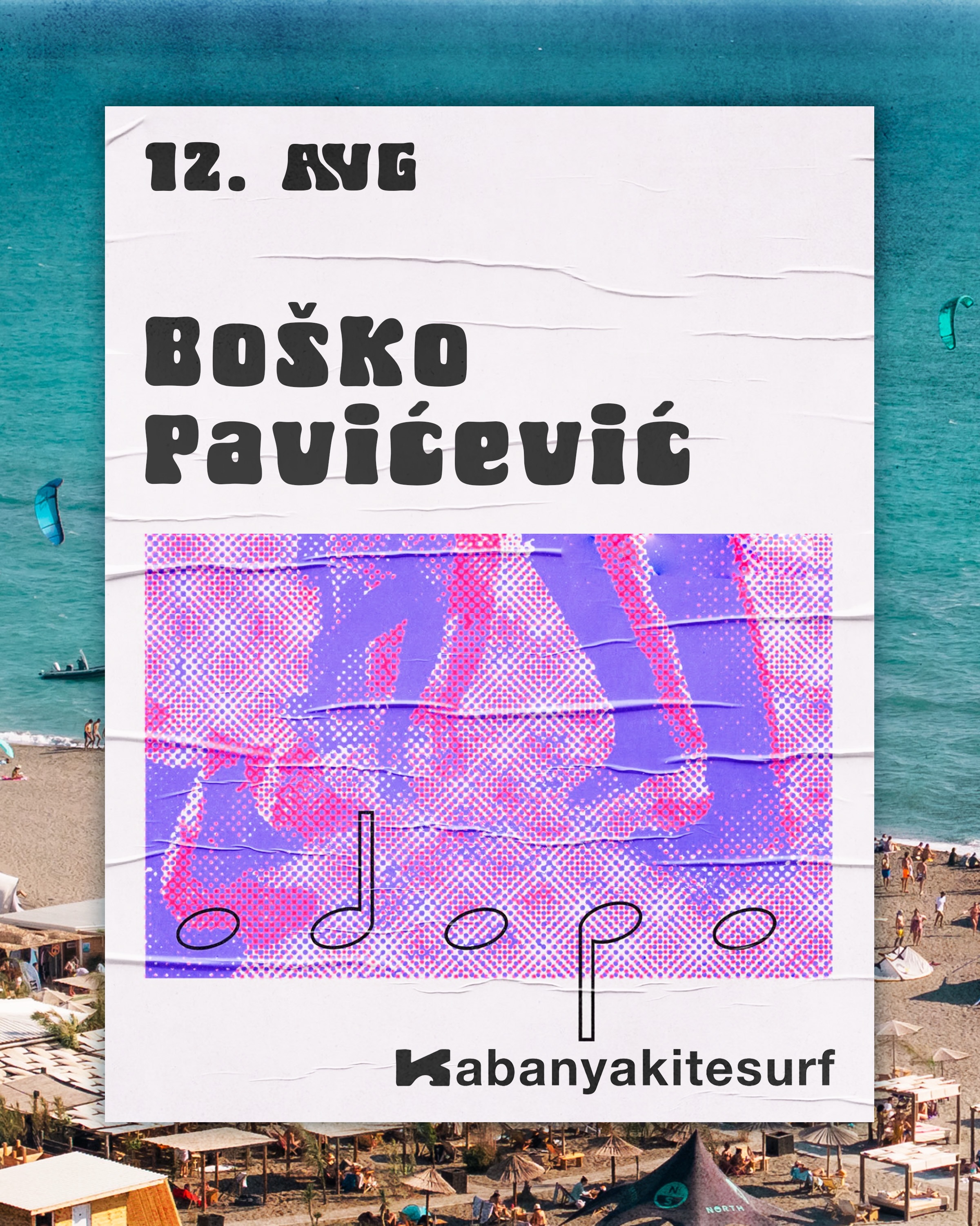 DJ set @bskpvc, Kabanya Kite Beach, Velika Plaza