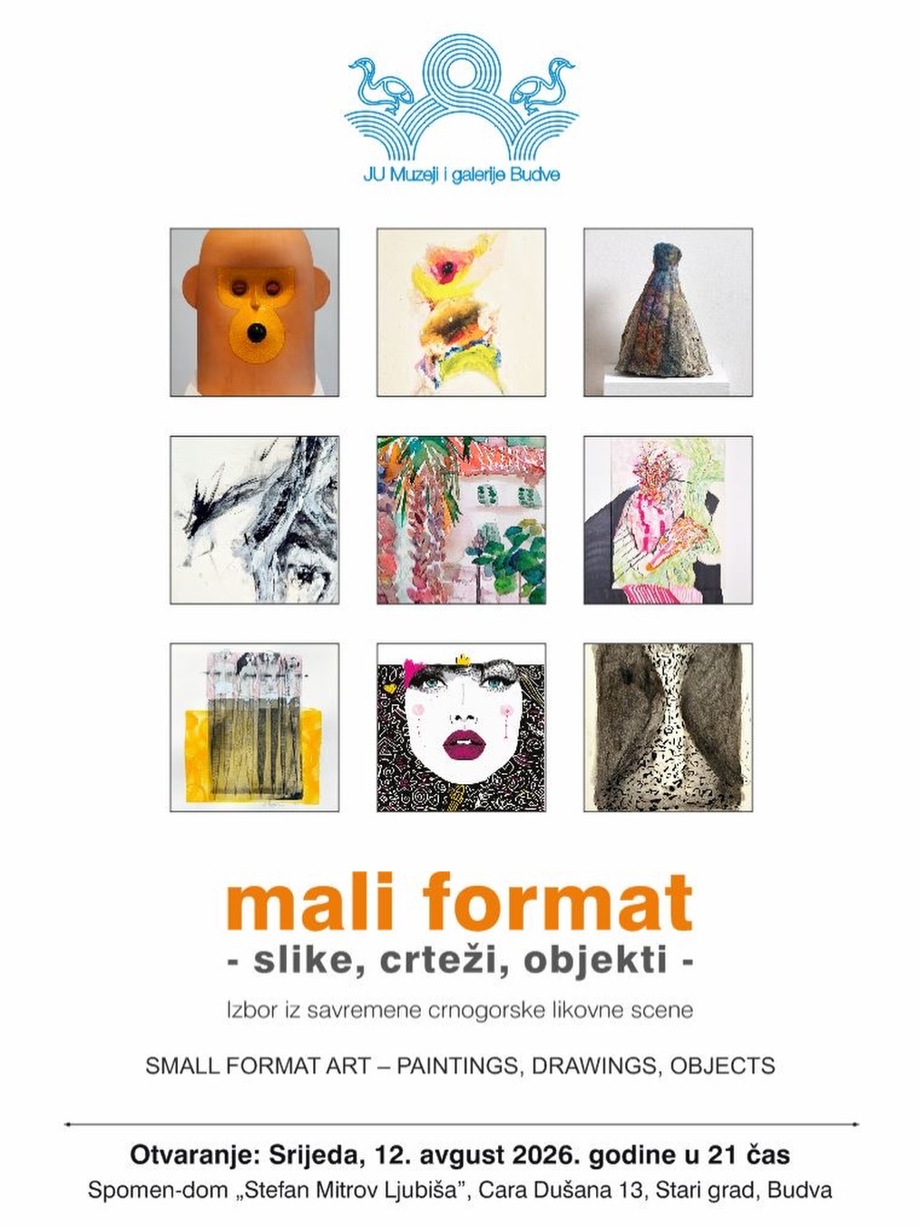 Mali format - slike, crteži, objekti 2026, Spomen-dom 'Stefan Mitrov Ljubiša'