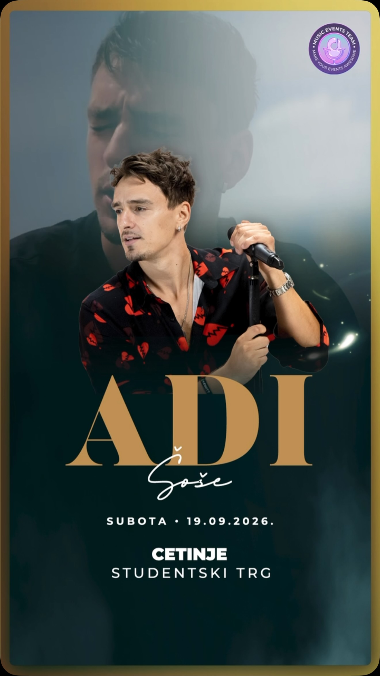 Koncert Adija Šoše, Studentski trg