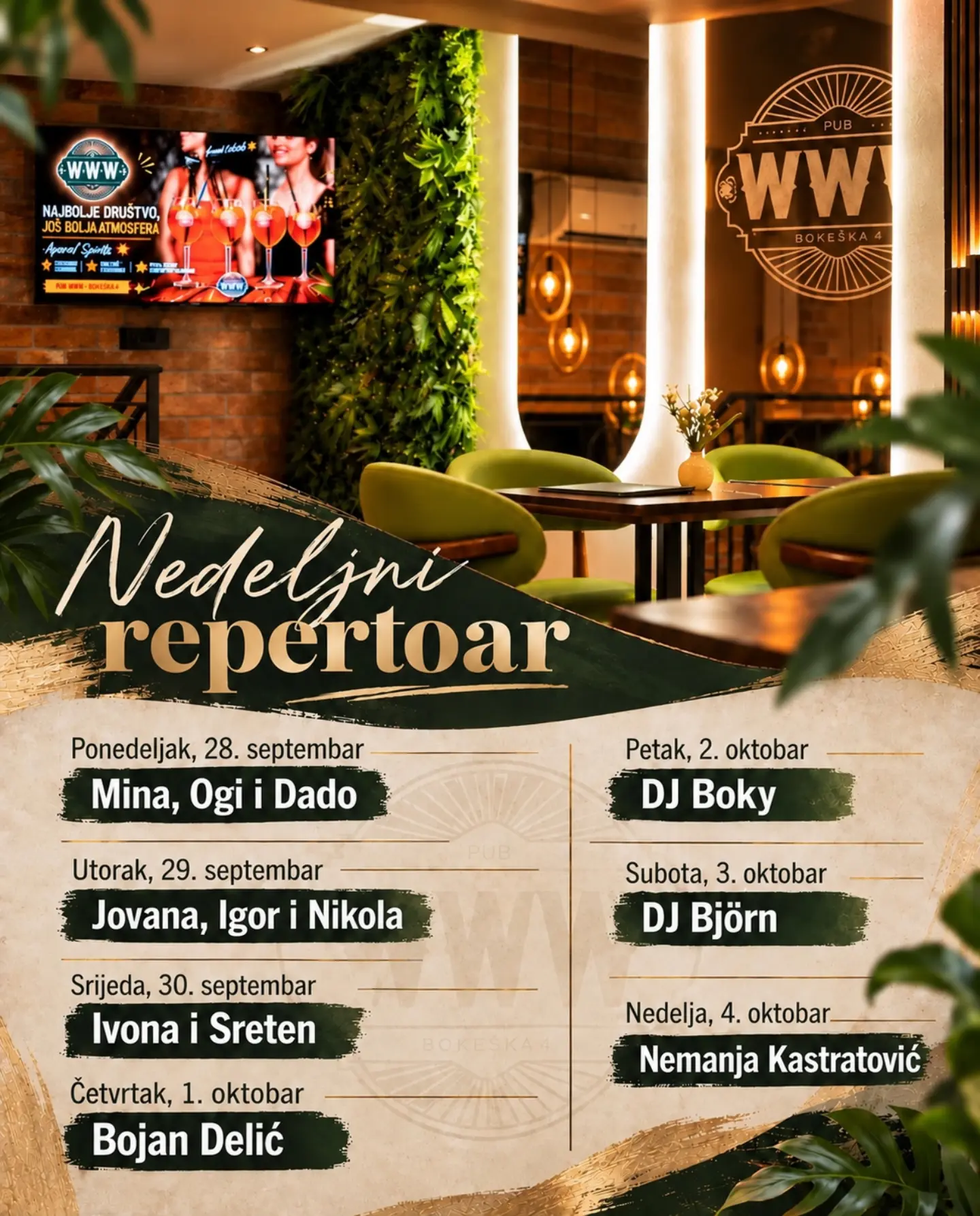 Nemanja Kastratovic, Pub WWW, Bokeška 4