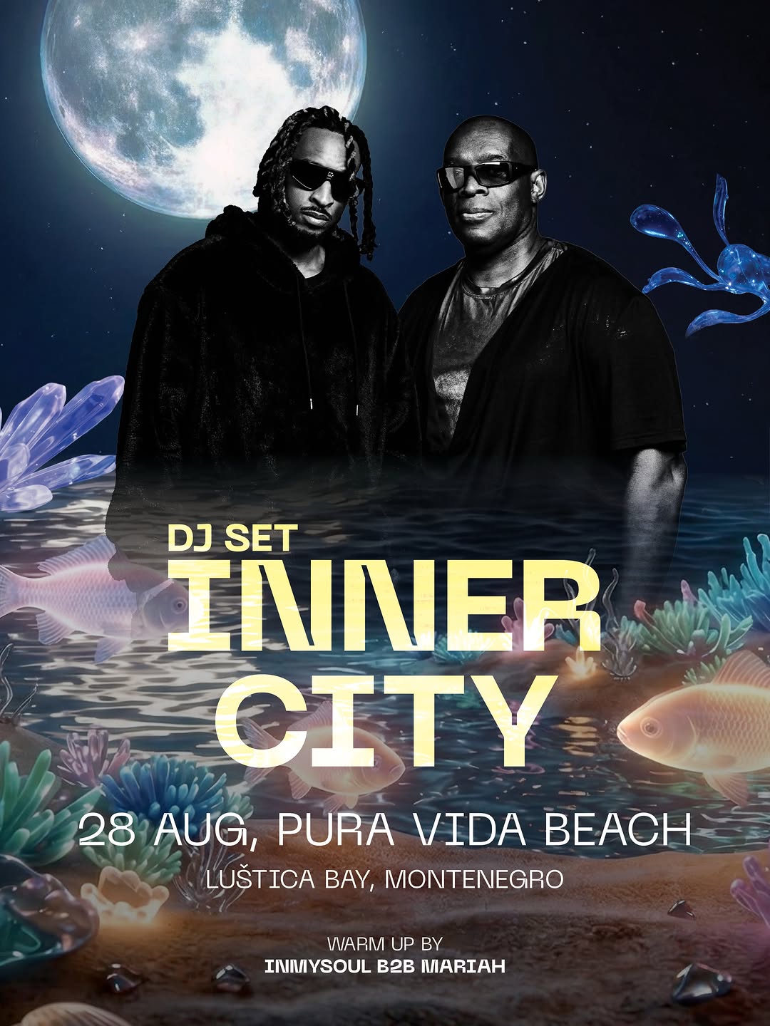 Inner City DJ Set, Pura Vida Beach, Lustica Bay