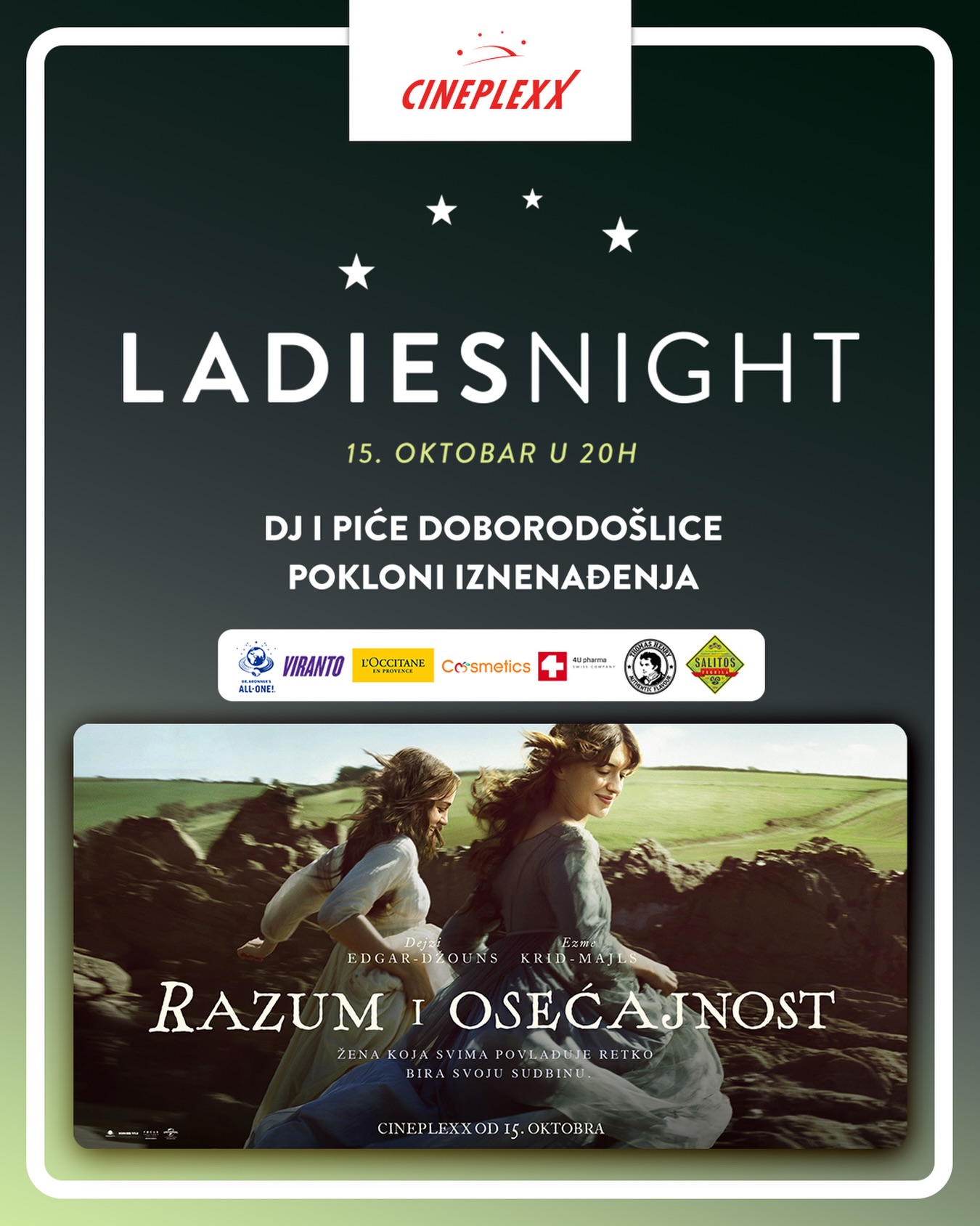 Ladies Night: Razum i osjećajnost, Cineplexx Big Fashion
