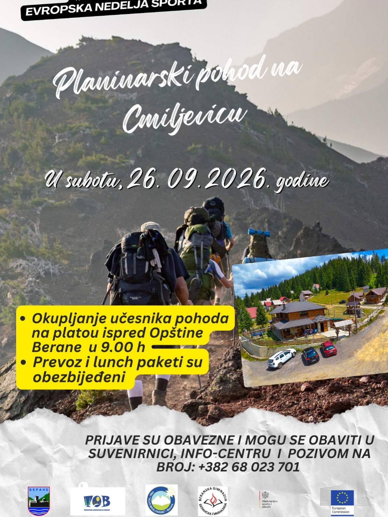 Planinarski pohod na planinu Cmiljevicu, Plato ispred Opštine Berane