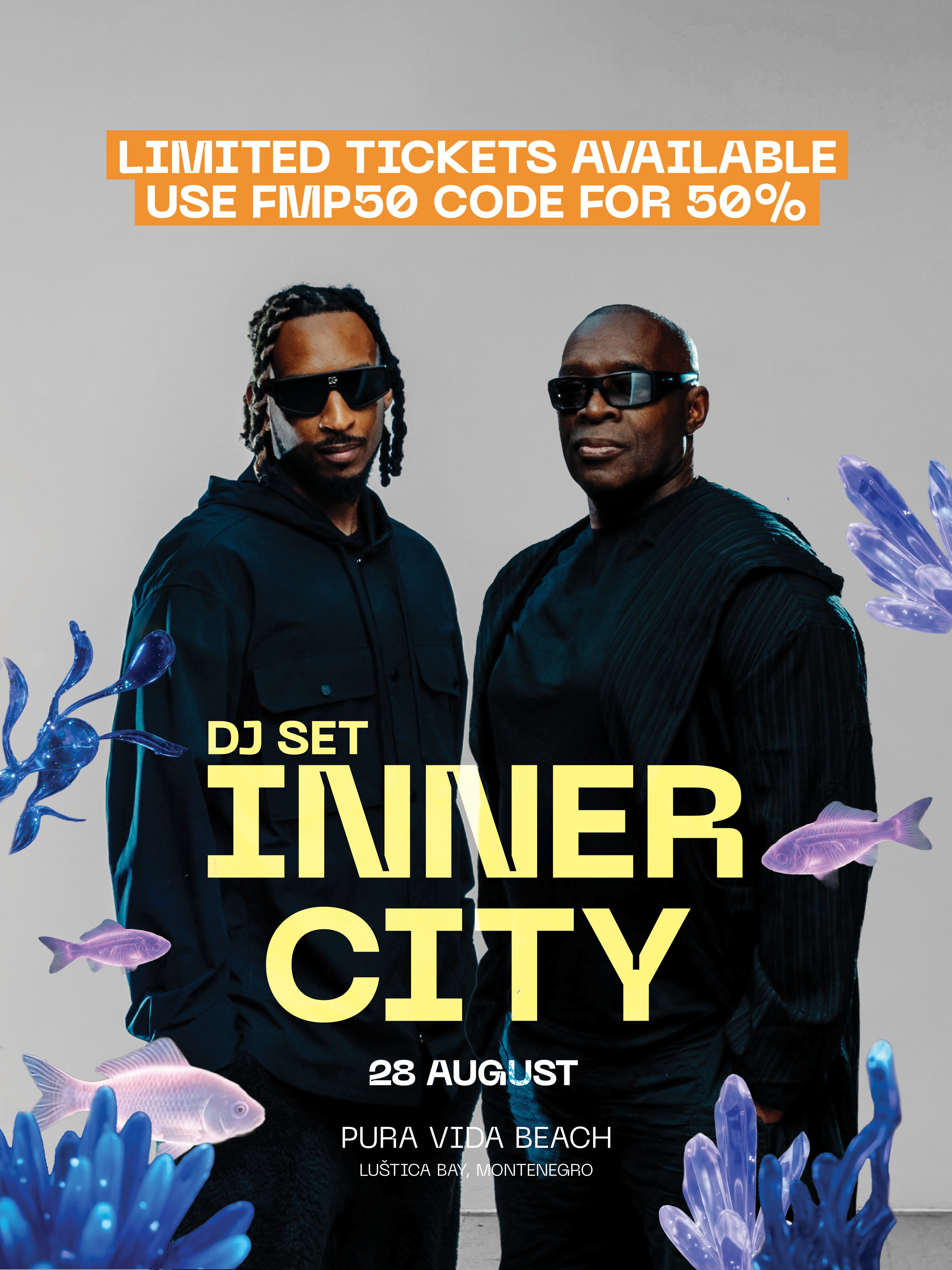 Inner City DJ Set, Pupa Vida Beach, Lustica Bay
