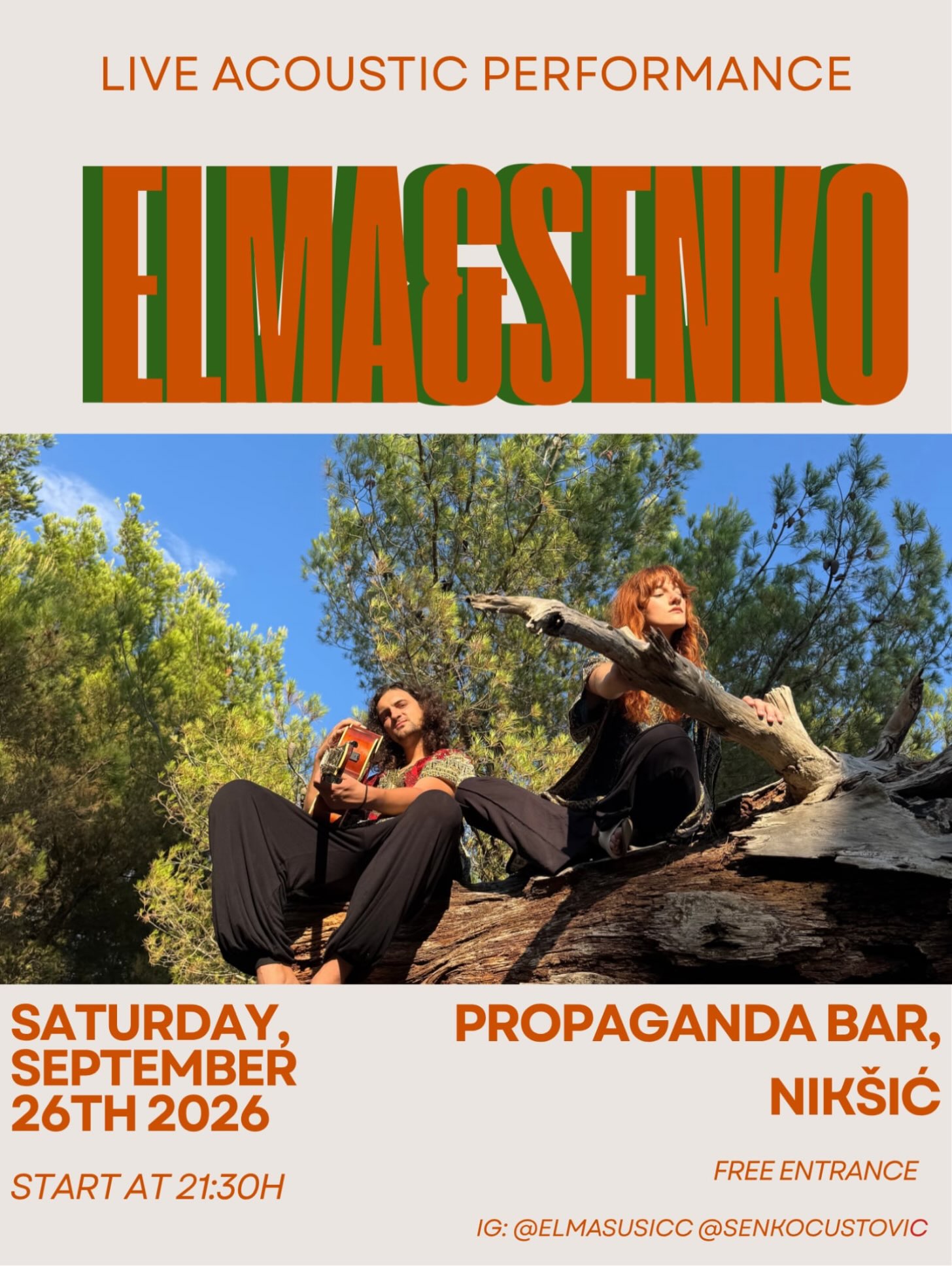 Live Acoustic Performance, Propaganda Bar