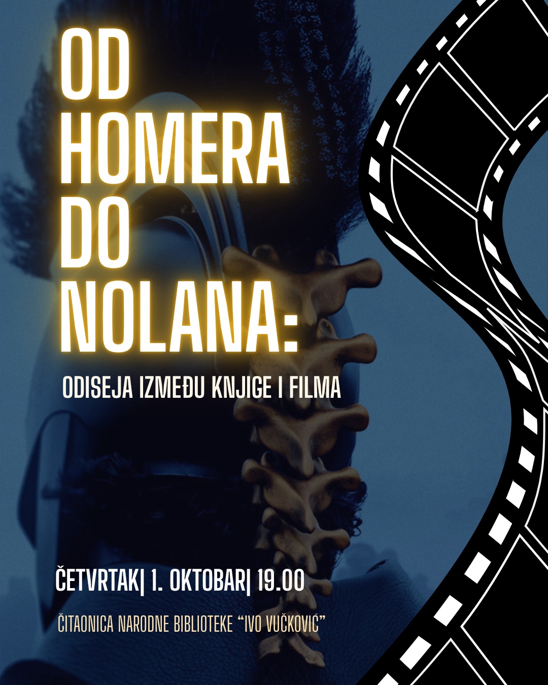 OD HOMERA DO NOLANA: ODISEJA IZMEĐU KNJIGE I FILMA, Čitaonica Narodne biblioteke „Ivo Vučković"