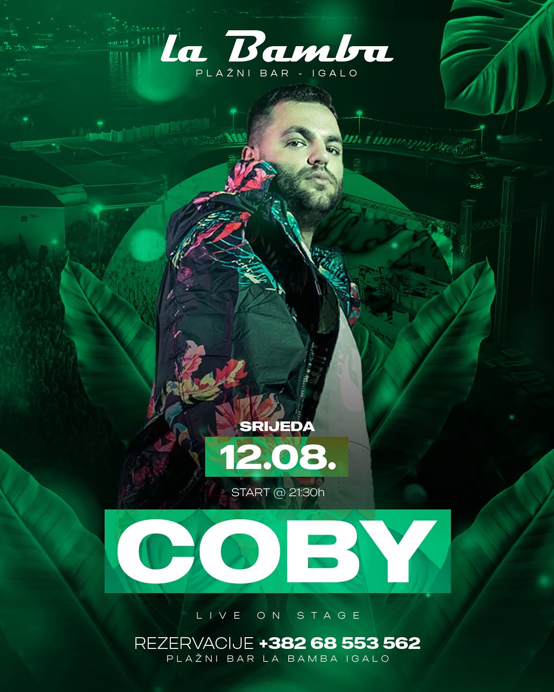 COBY Live on Stage, Plazni Bar La Bamba