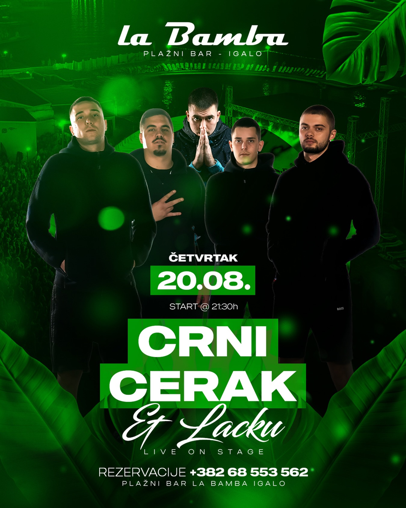 Crni Cerak, Plazni Bar La Bamba