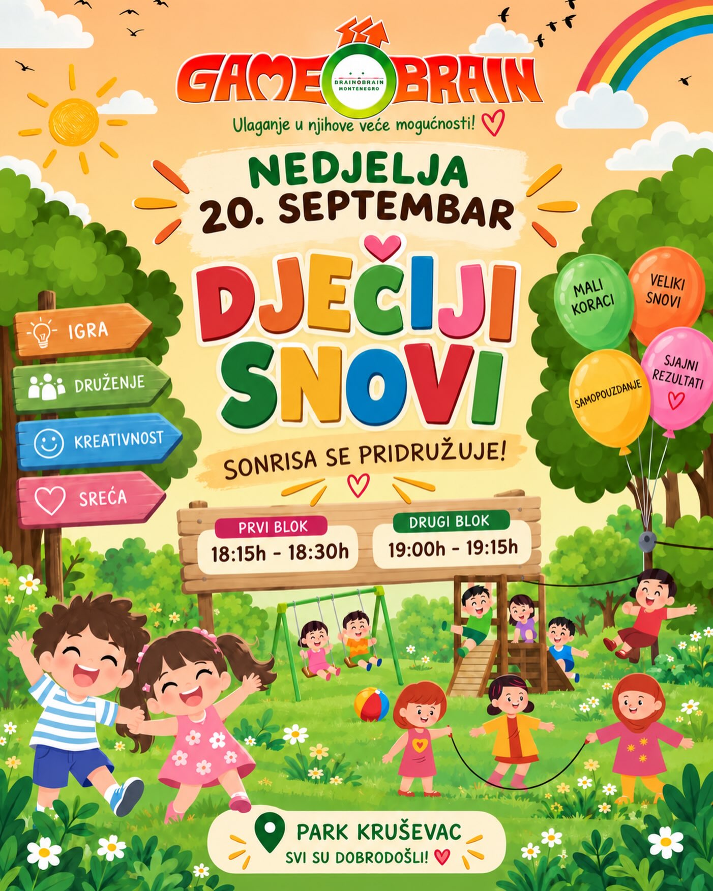 Game Brain Montenegro - Dječiji snovi