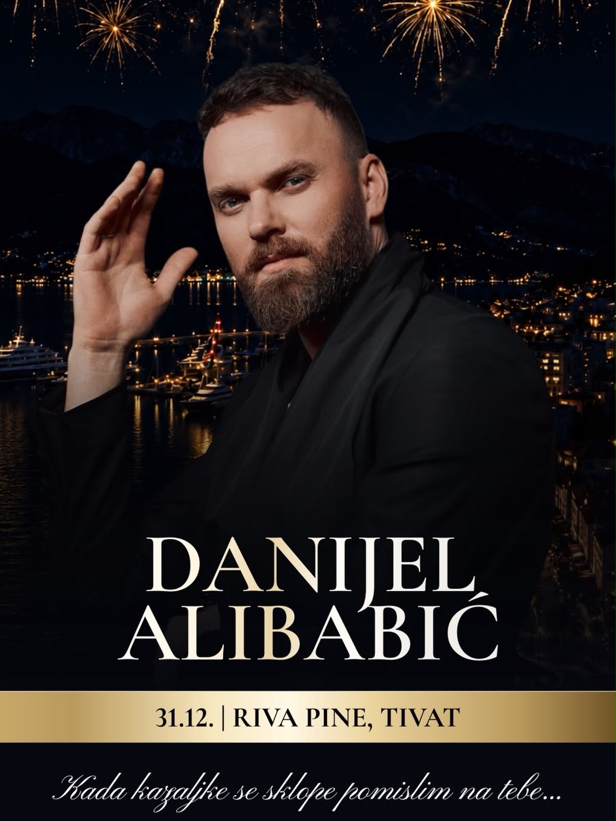 Danijel Alibabić -- Doček Nove godine, Riva Pine