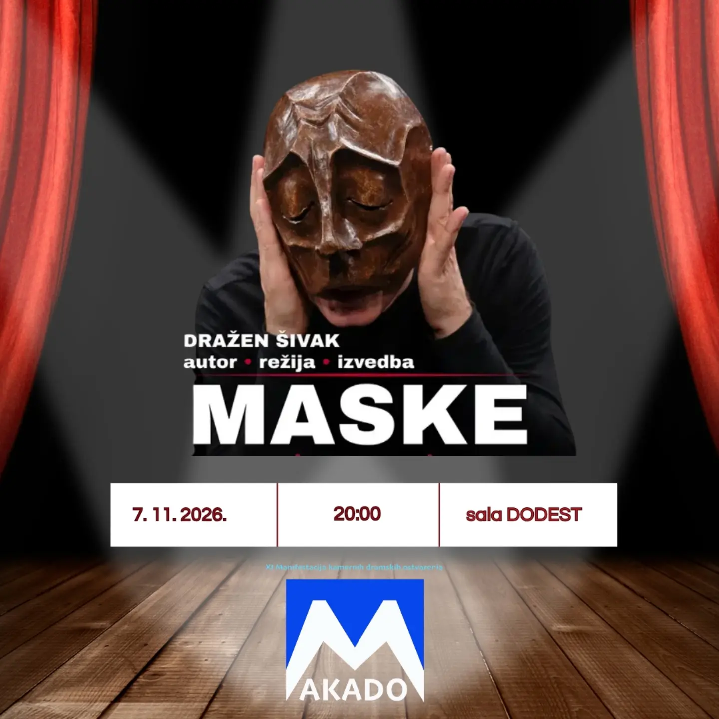 Monodrama „Maske", KIC 'Budo Tomović'
