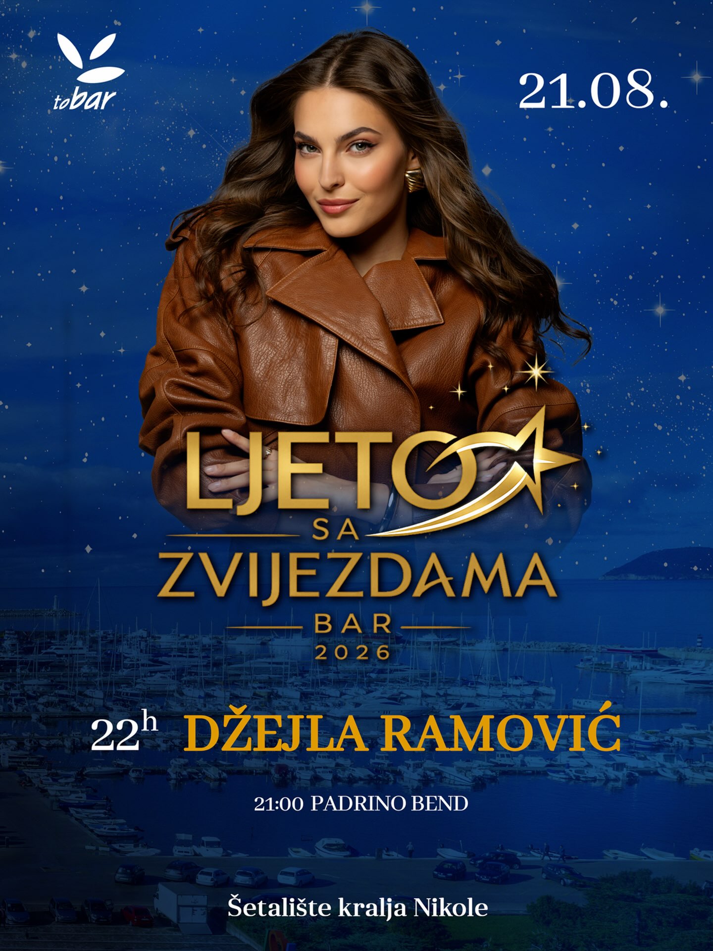 Ljeto sa zvijezdama: Džejla Ramović & Padrino bend, Šetalište kralja Nikole