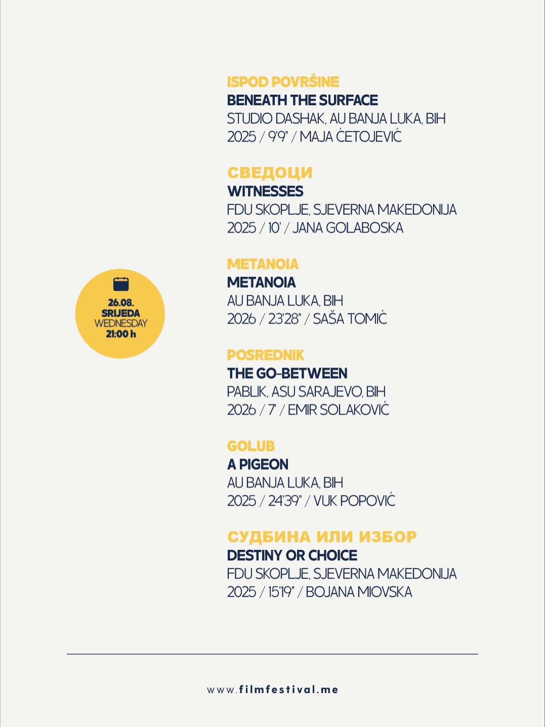 Svedoci / Witnesses, Trg Mića Pavlovića