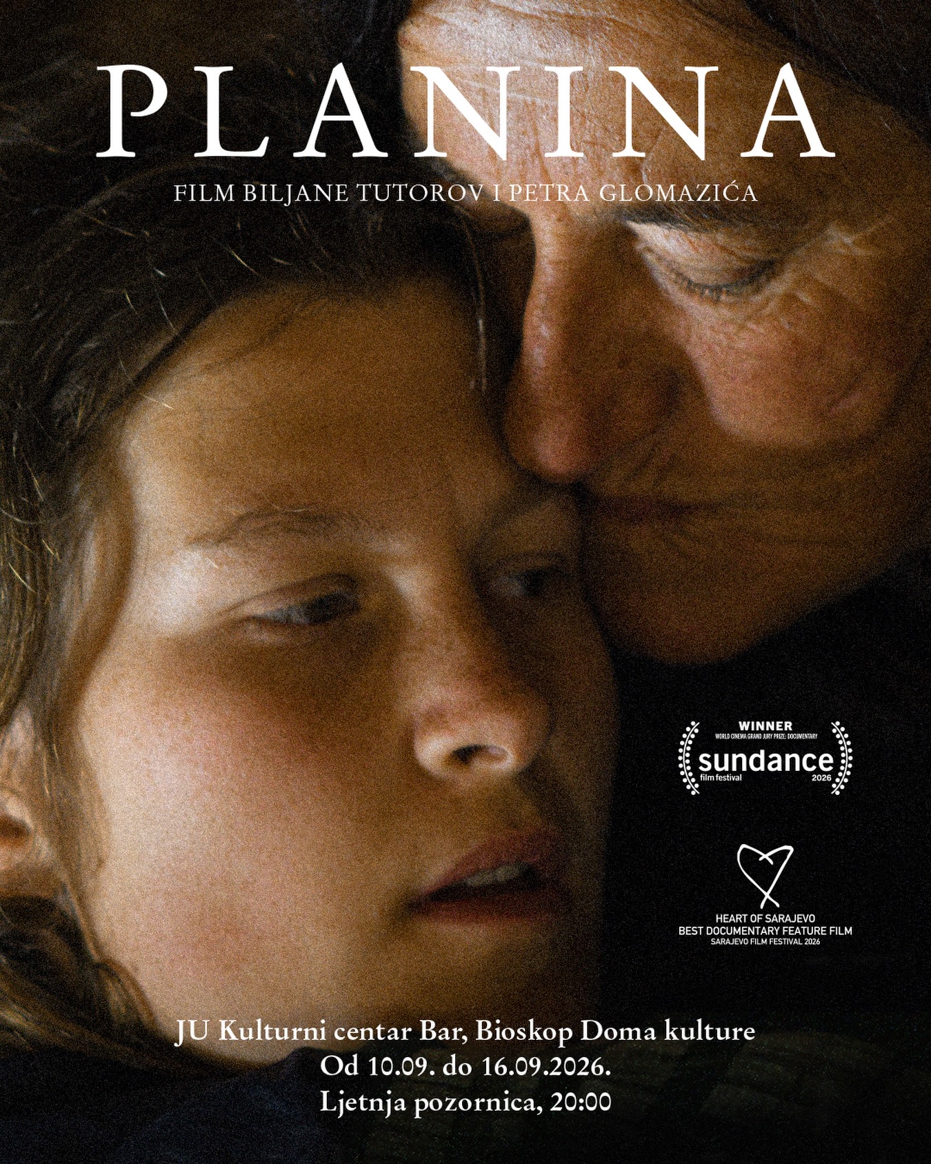 Planina, Ljetnja pozornica bioskopa Doma kulture - JU Kulturni centar Bar
