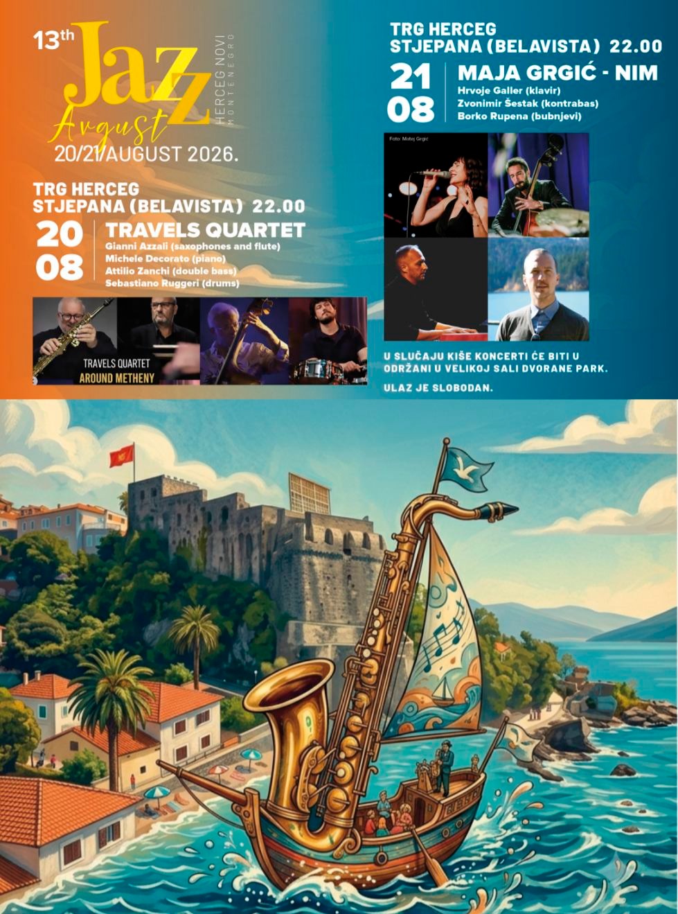 Travels Quartet - Around Metheny, Trg Herceg Stjepana (Belavista)