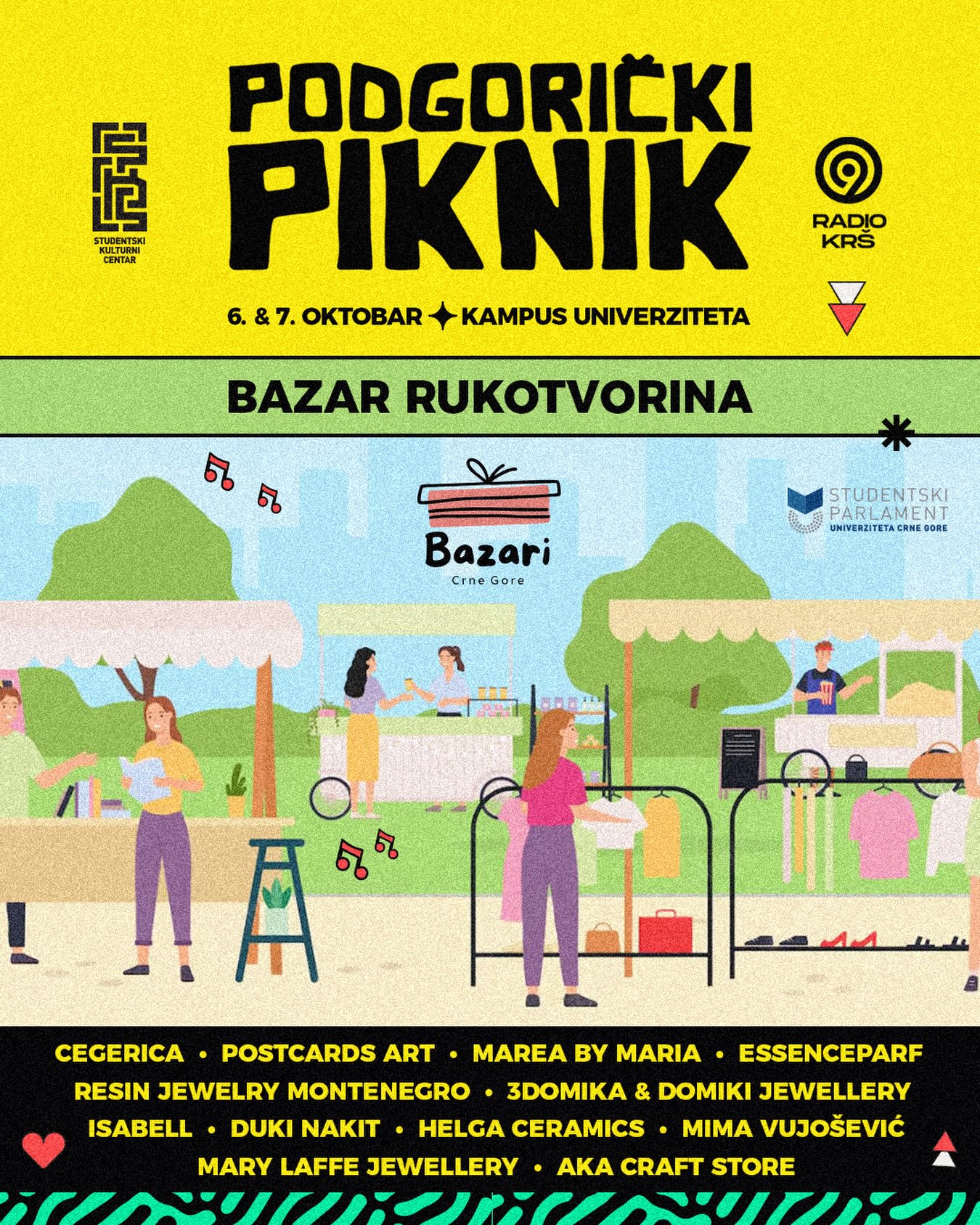 Podgorički piknik - Bazar rukotvorina, Kampus Univerziteta Crne Gore