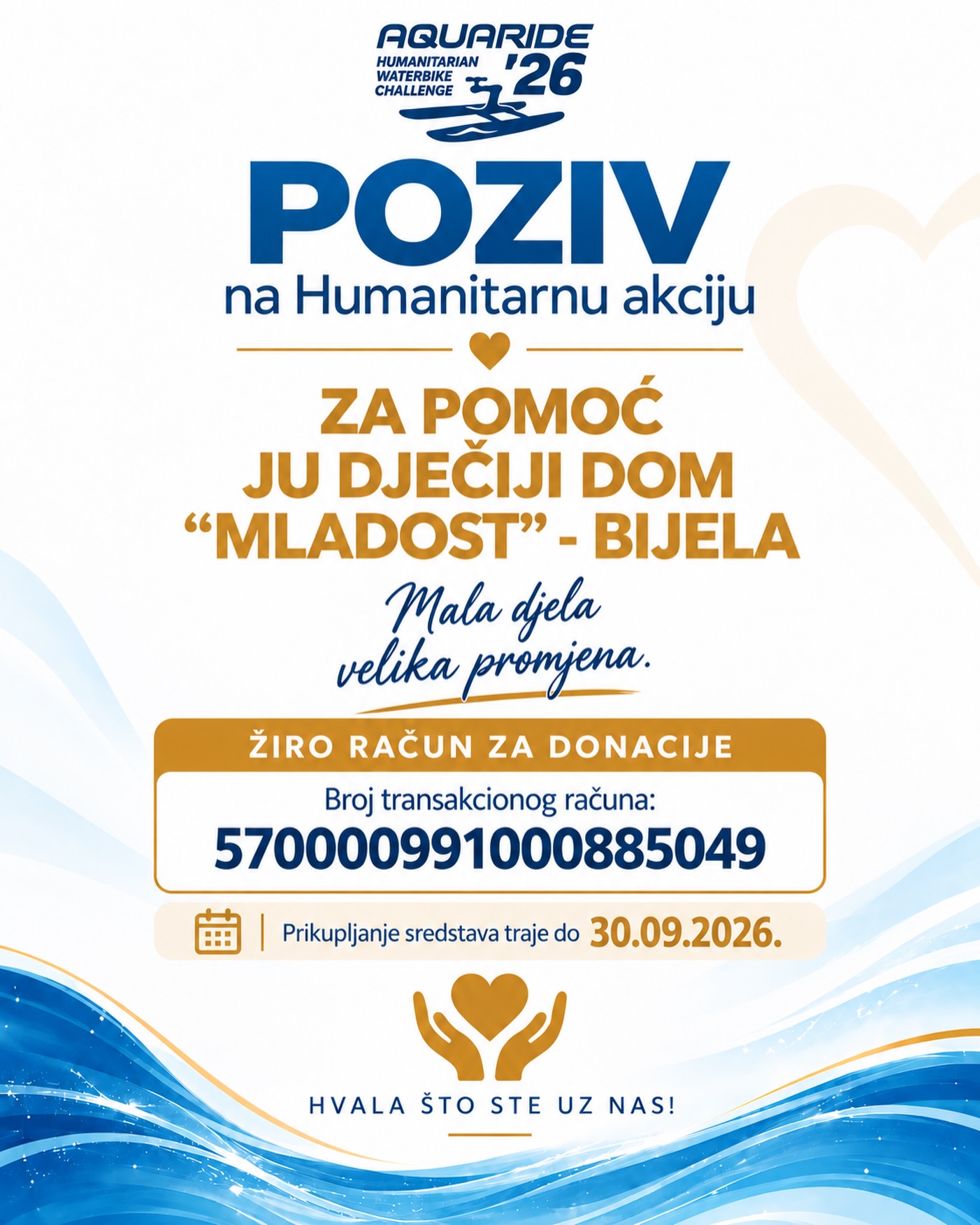 AQUARIDE Humanitarian Waterbike Challenge '26, Portonovi