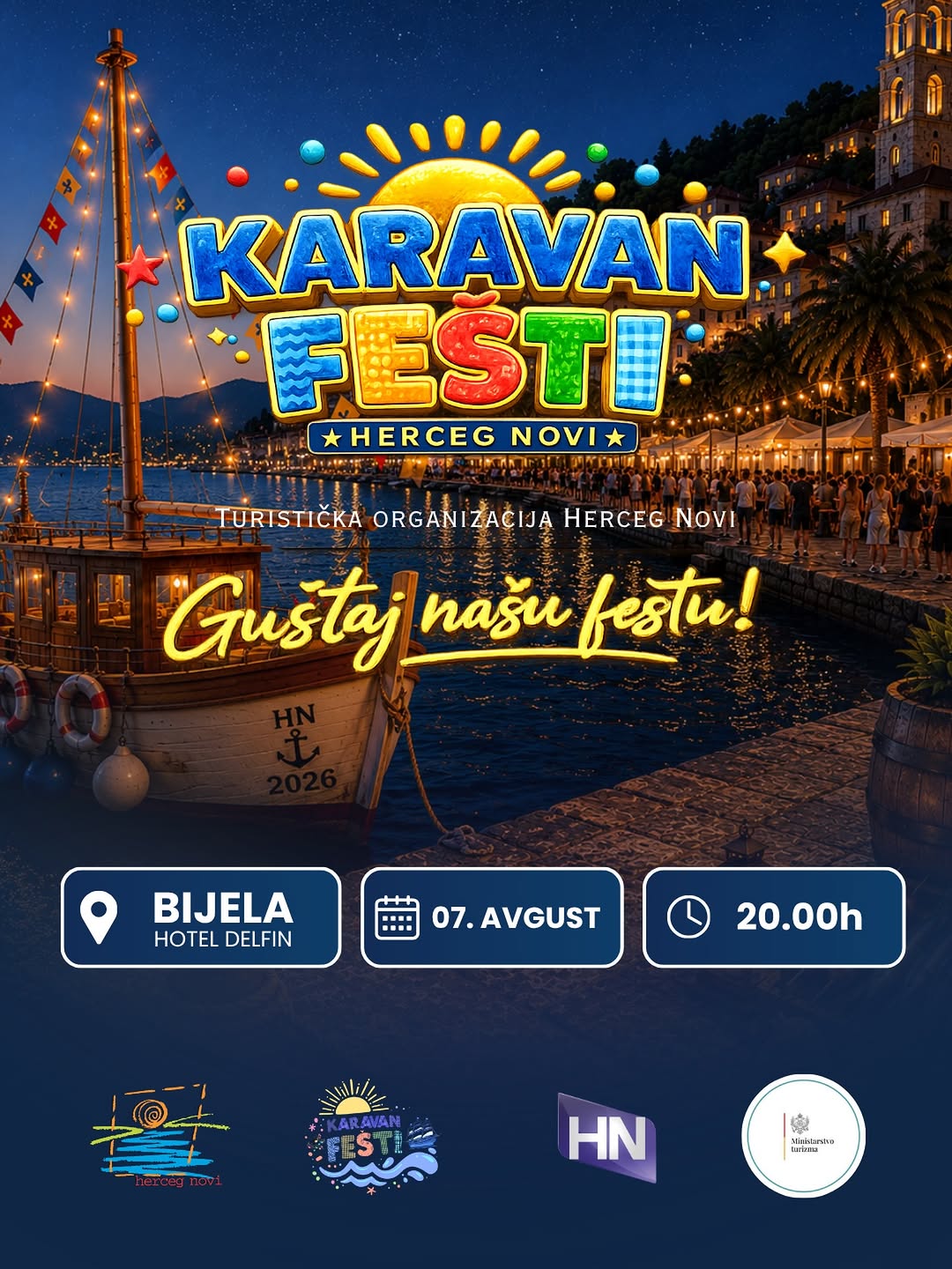 Karavan fešti Bijela, Hotel Delfin