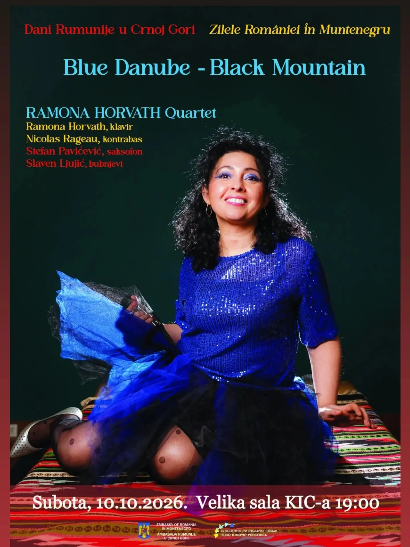 Ramona Horvath Quartet -- koncert u okviru Dana Rumunije u Crnoj Gori, KIC 'Budo Tomović'