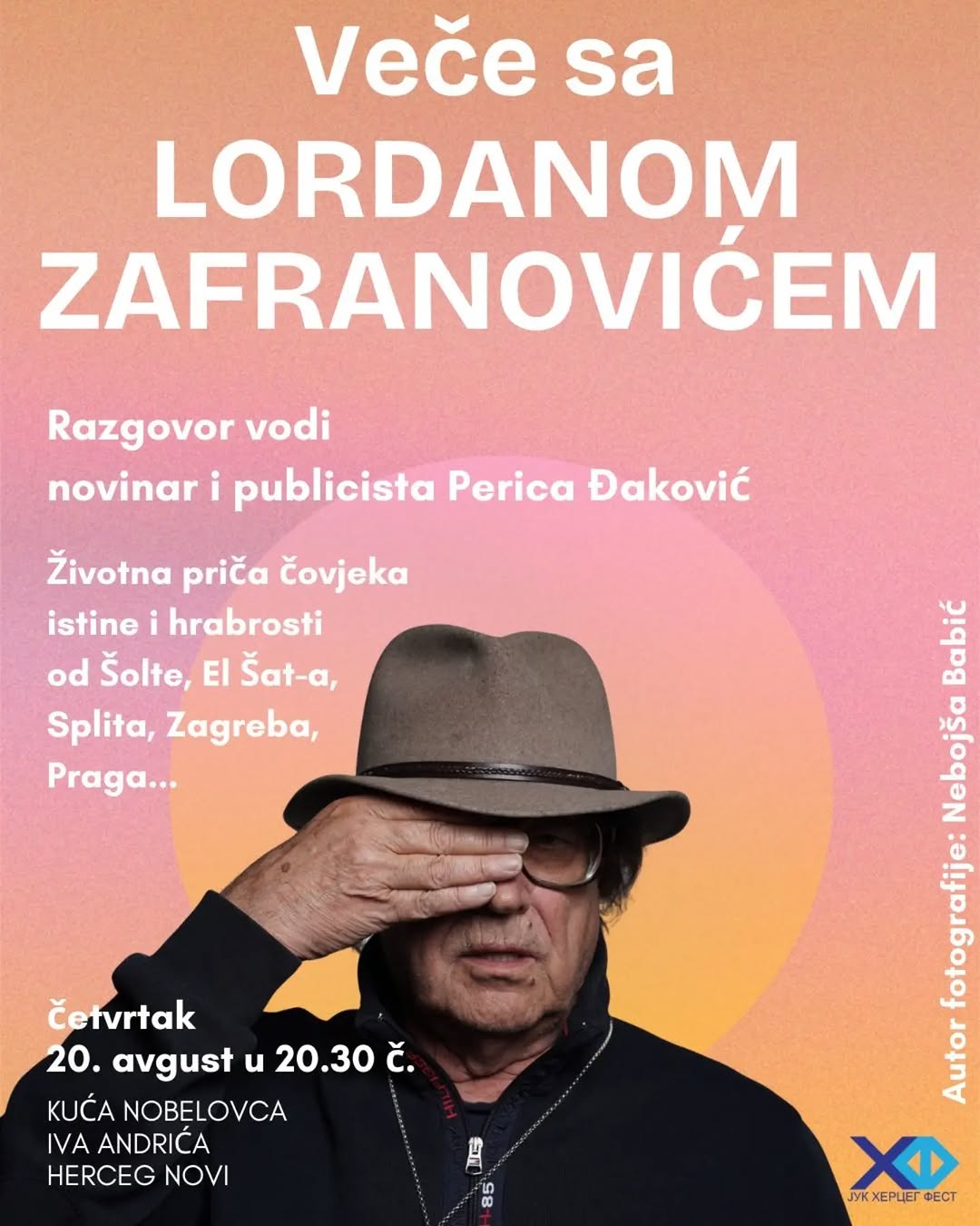 Veče sa Lordanom Zafranovićem, Kuća nobelovca Iva Andrića