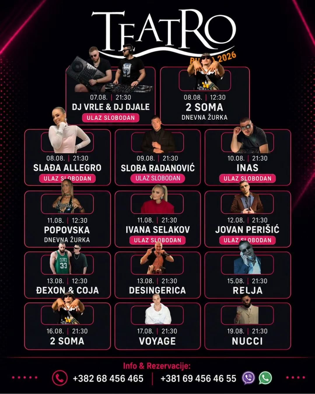 2 SOMA, Teatro Budva