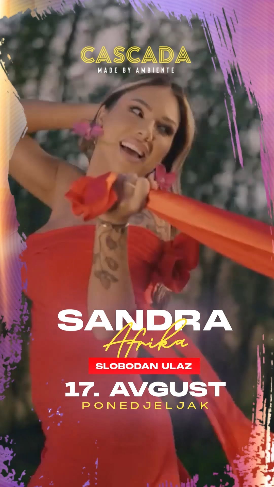 Sandra Afrika u klubu Cascada, Cascada Club