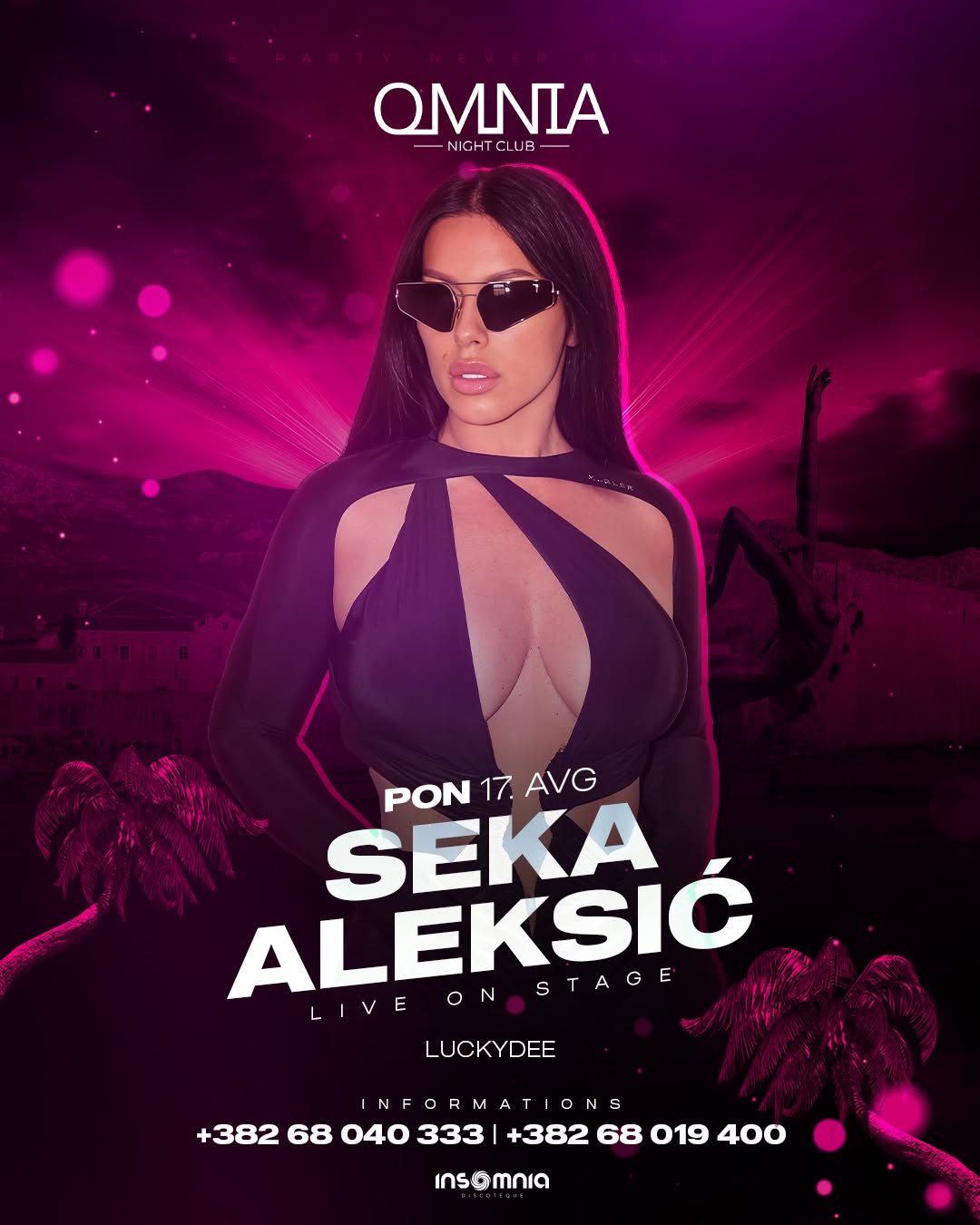 Seka Aleksić, Omnia Night Club