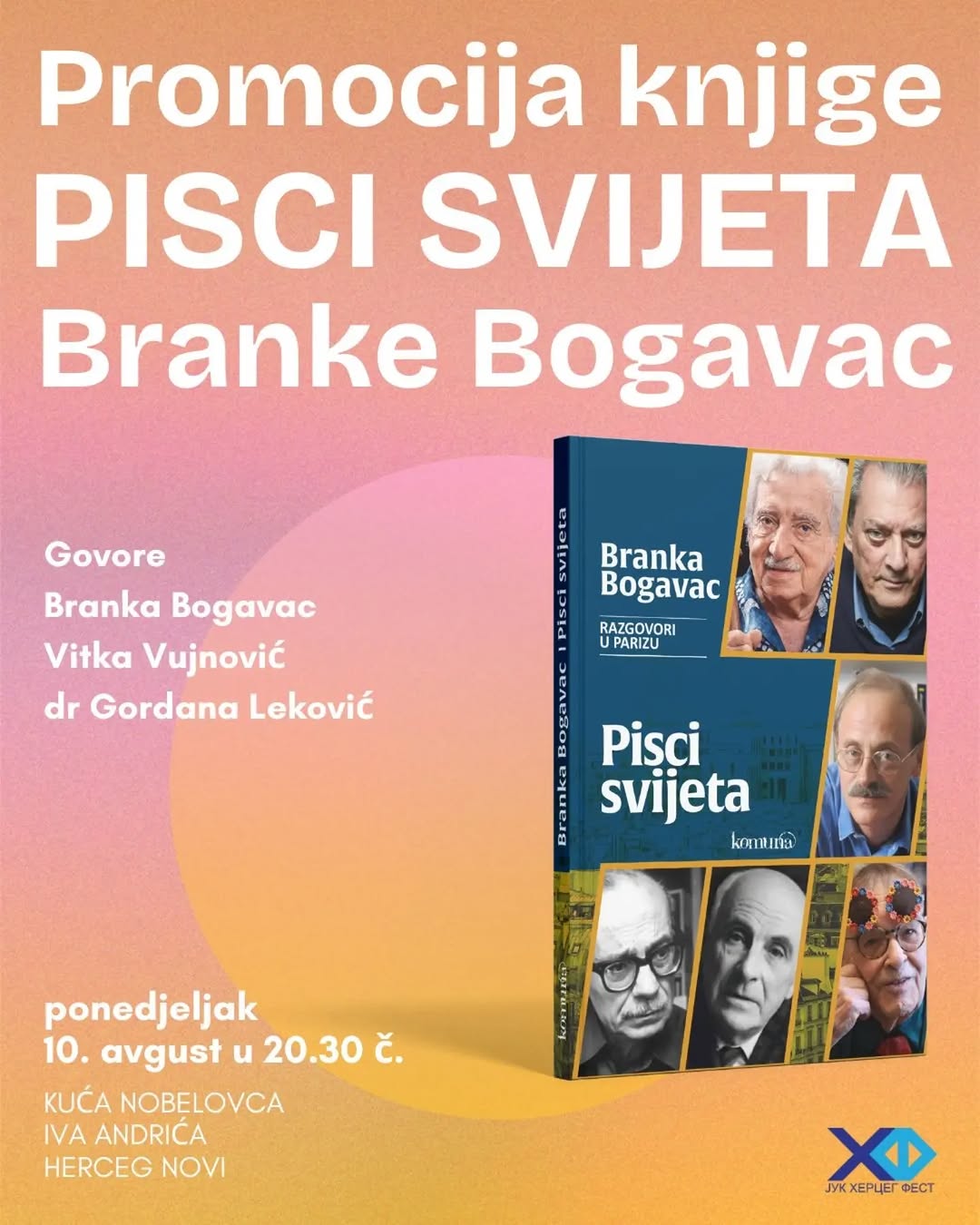 Promocija knjige „Pisci svijeta" Branke Bogavac