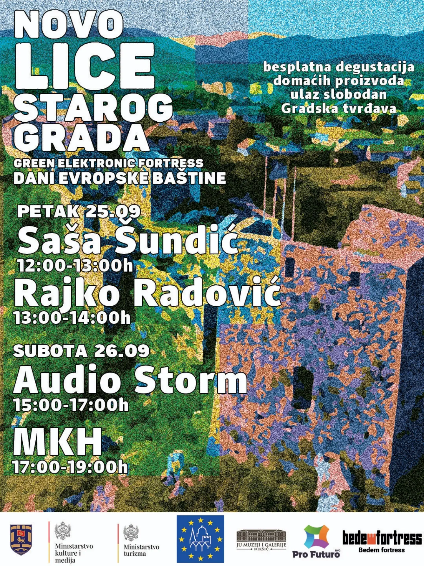 Green electronic Fortress 3 -- Audio Storm, Gradska tvrdava / Bedem fortress
