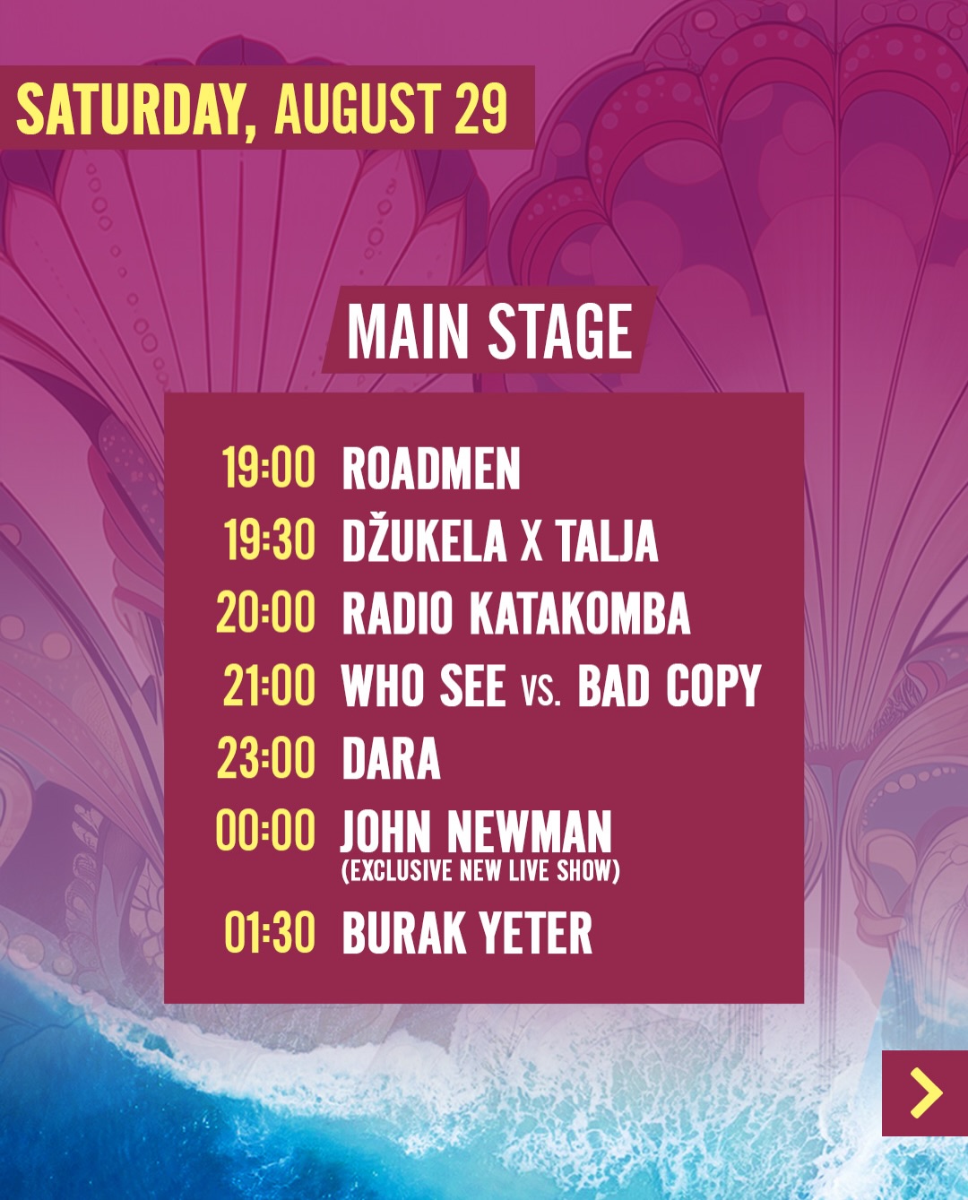 Rohdmen, Bečići Beach, Main Stage