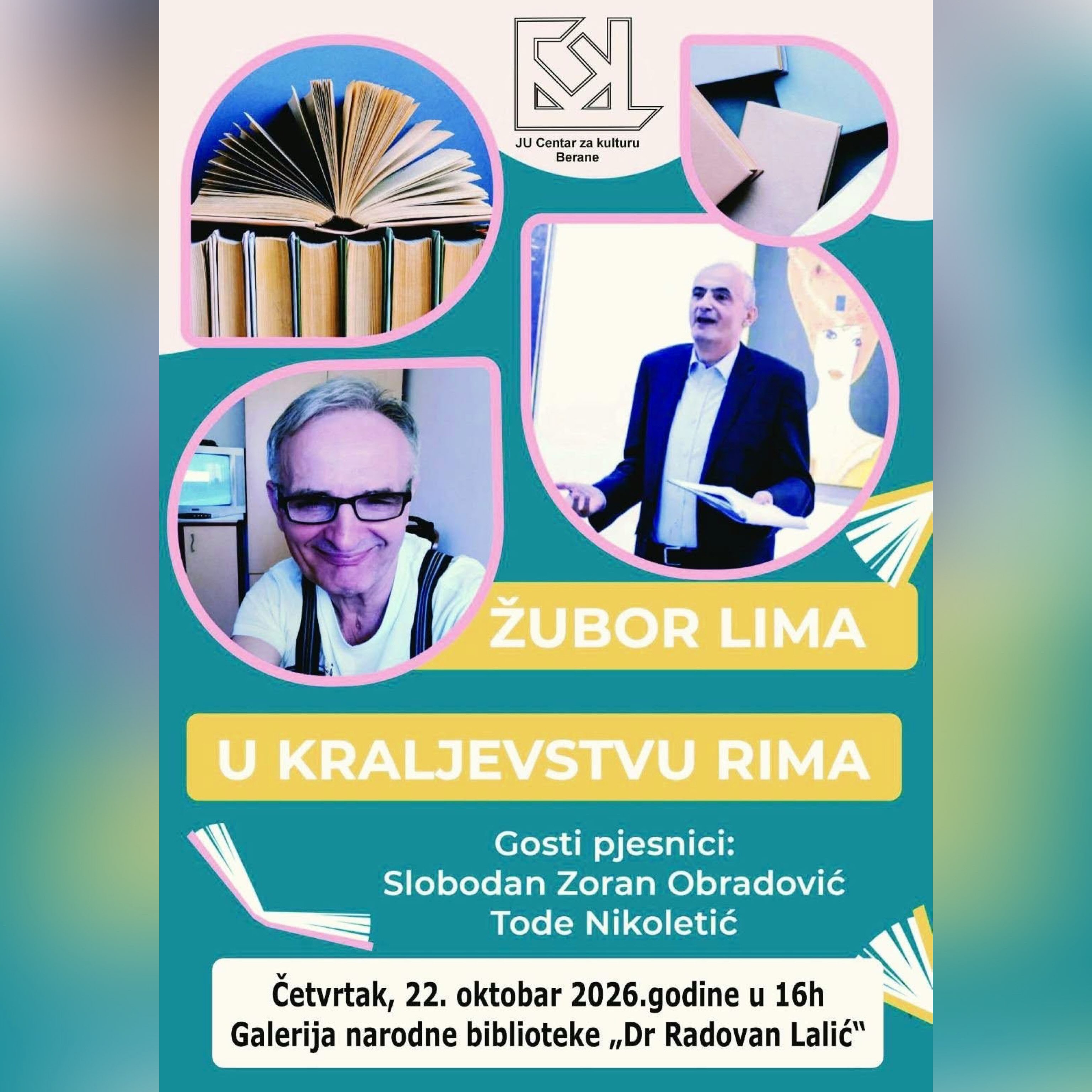 Književni program „Žubor Lima u kraljevstvu rima", Narodna biblioteka „Dr Radovan Lalić"